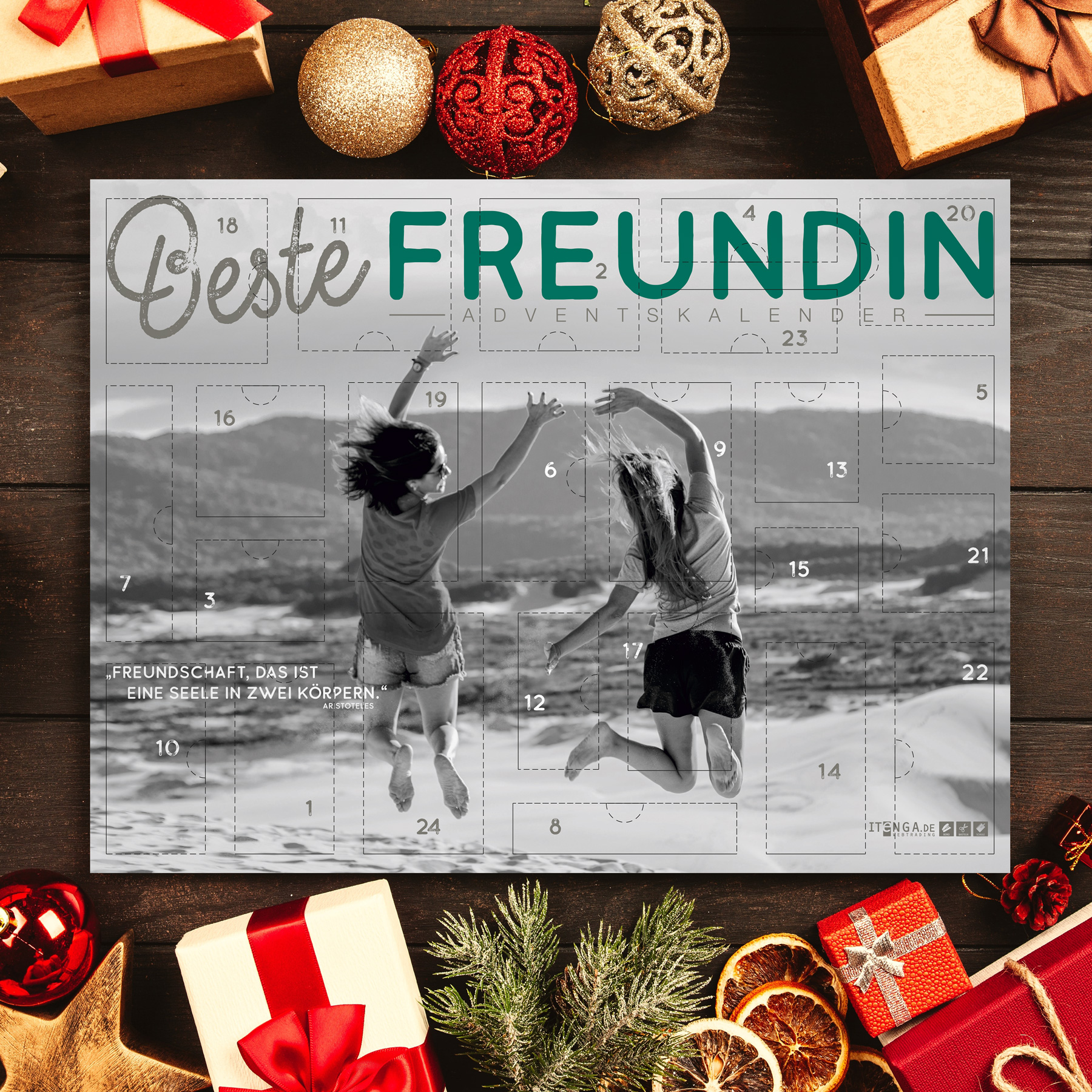 itenga Adventskalender Beste Freundin