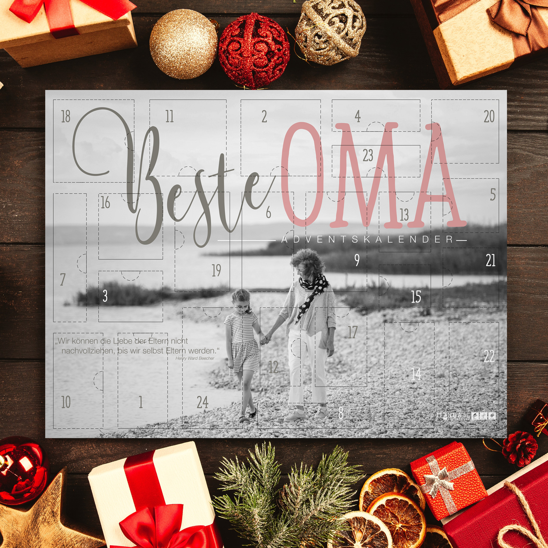 itenga Adventskalender Beste Oma