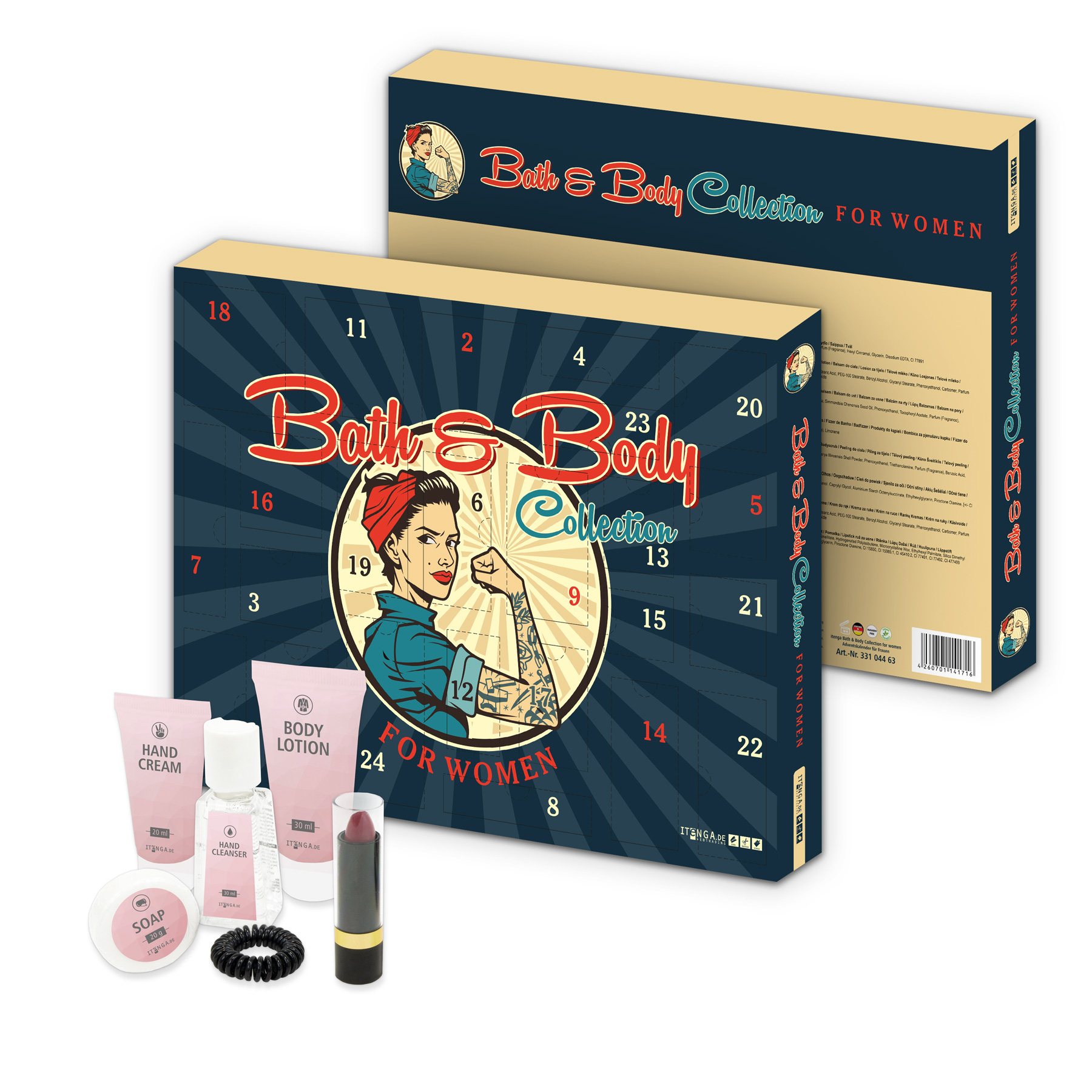 itenga Bath & Body Collection for Women - Adventskalende...