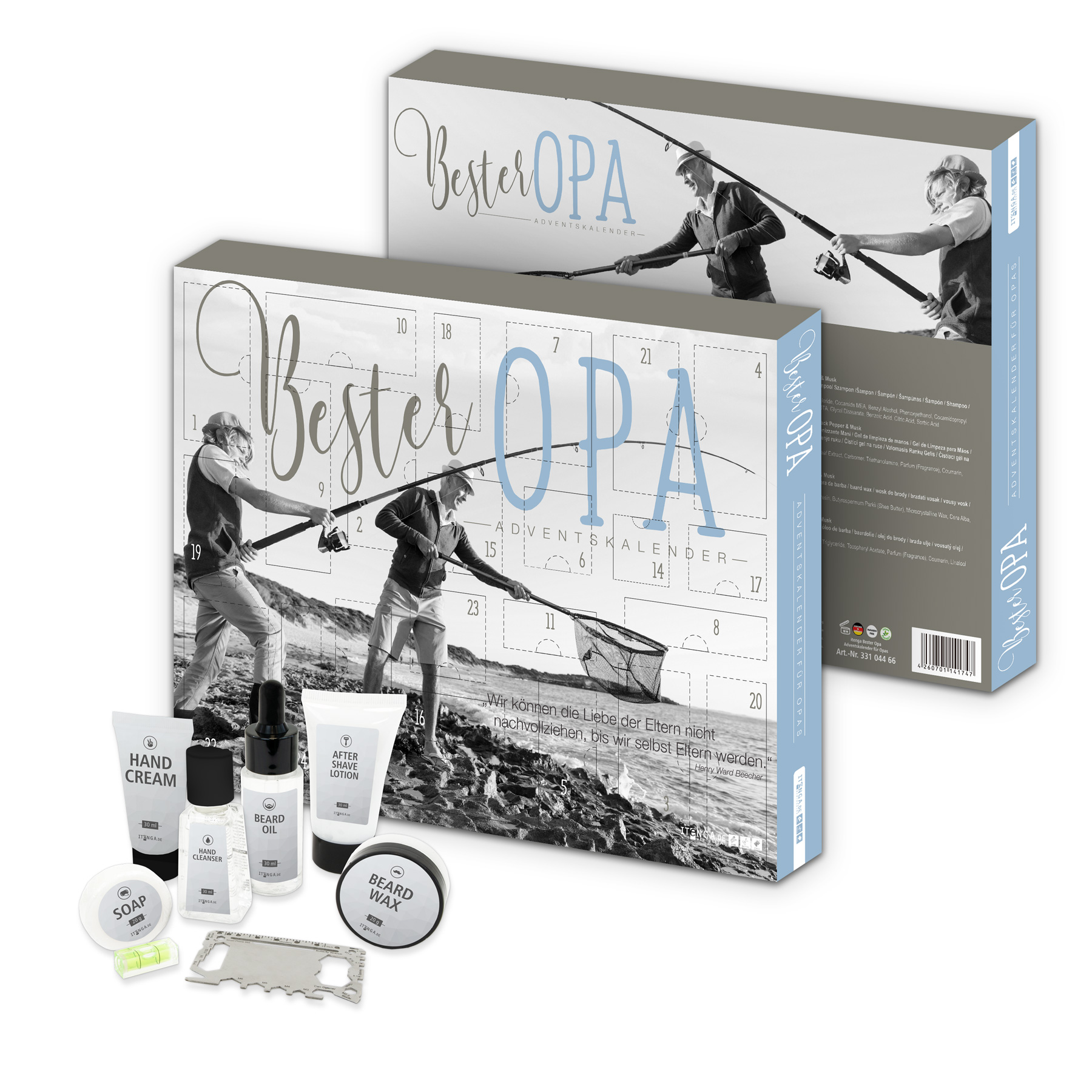 itenga Adventskalender gef�llt "Bester Opa"