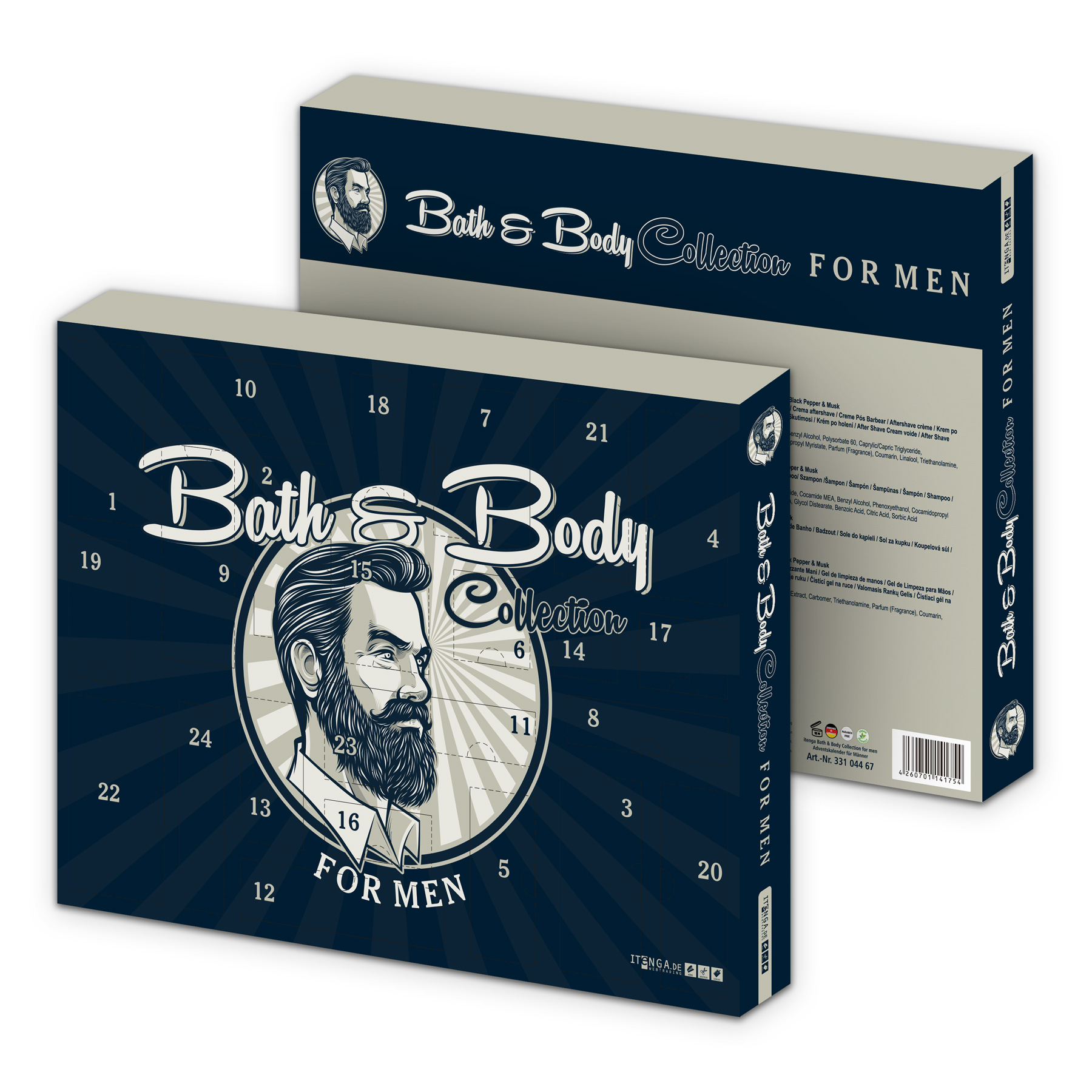 itenga Adventskalender FOR Men Bath & Body Collection fo...