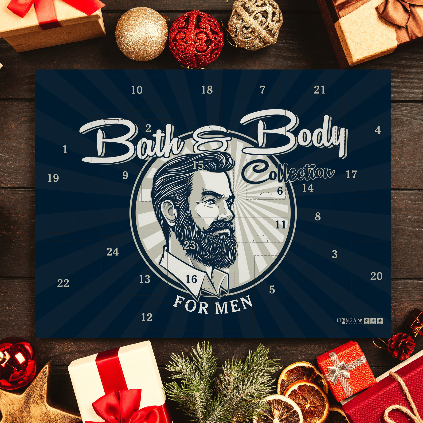 itenga Adventskalender FOR Men Bath & Body Collection fo...