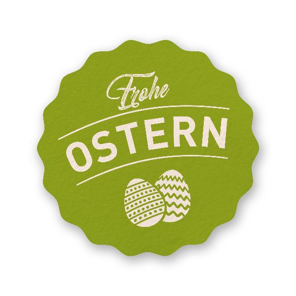 Itenga Sticker 50 x Frohe Ostern gr�n