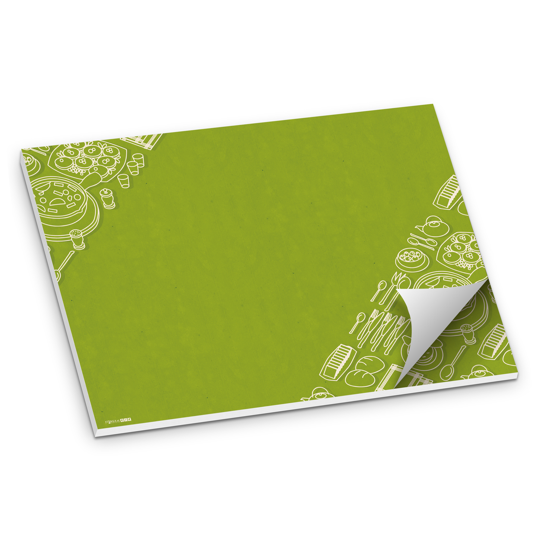 itenga Tischset gr�n 50 Blatt Papier DIN A3