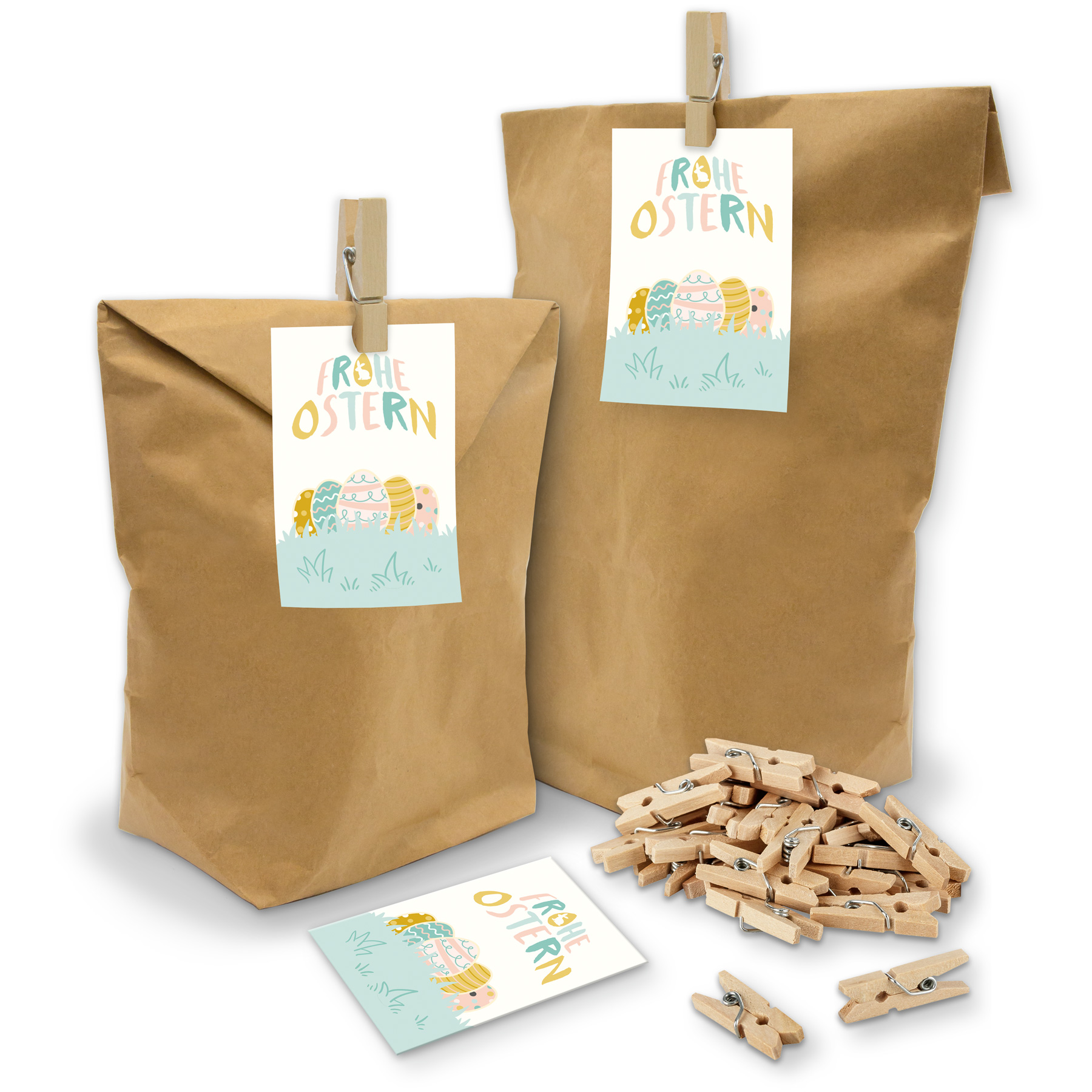 itenga SET Geschenkt�ten Frohe Ostern Ostereier pastell ...