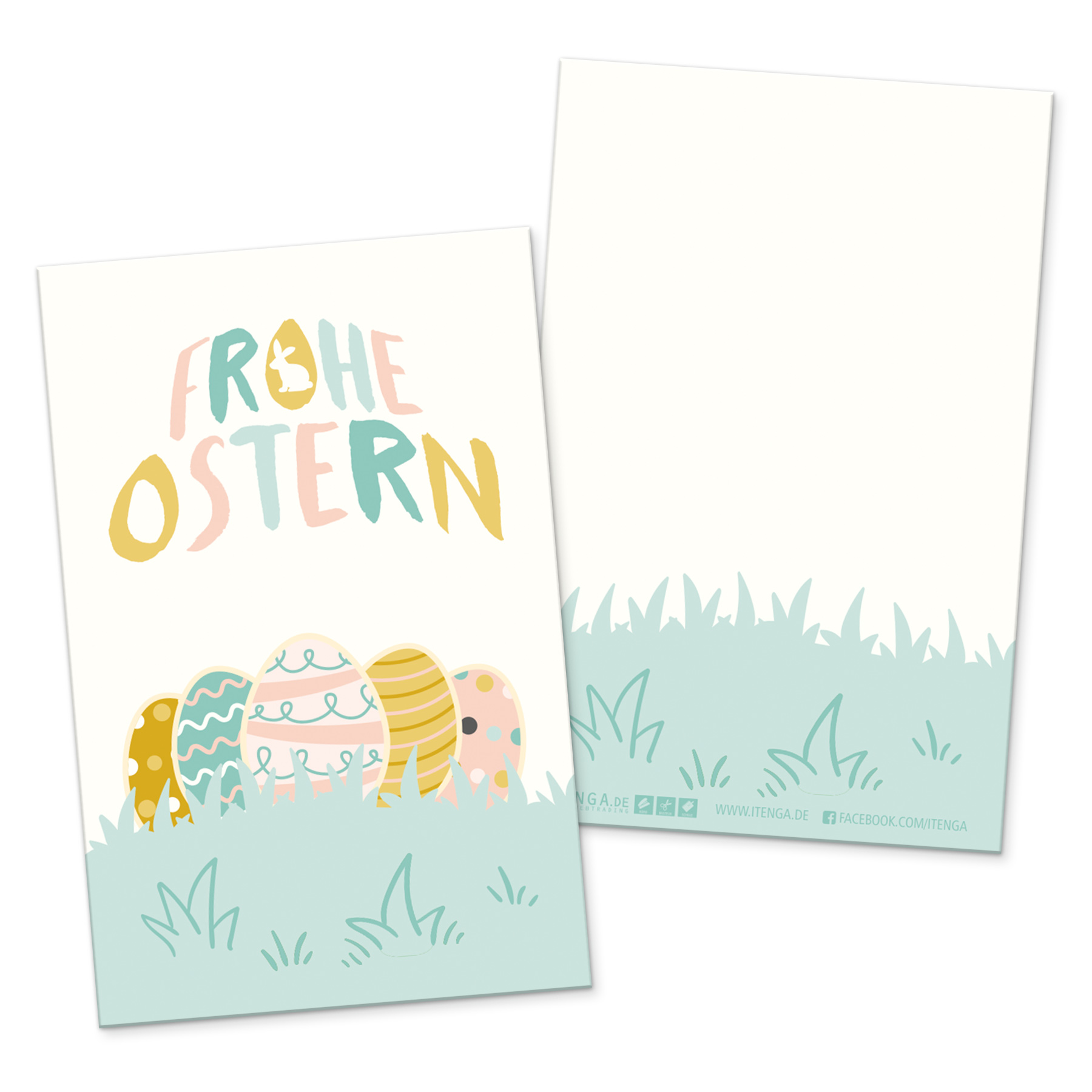 itenga SET Geschenkt�ten Frohe Ostern Ostereier pastell ...