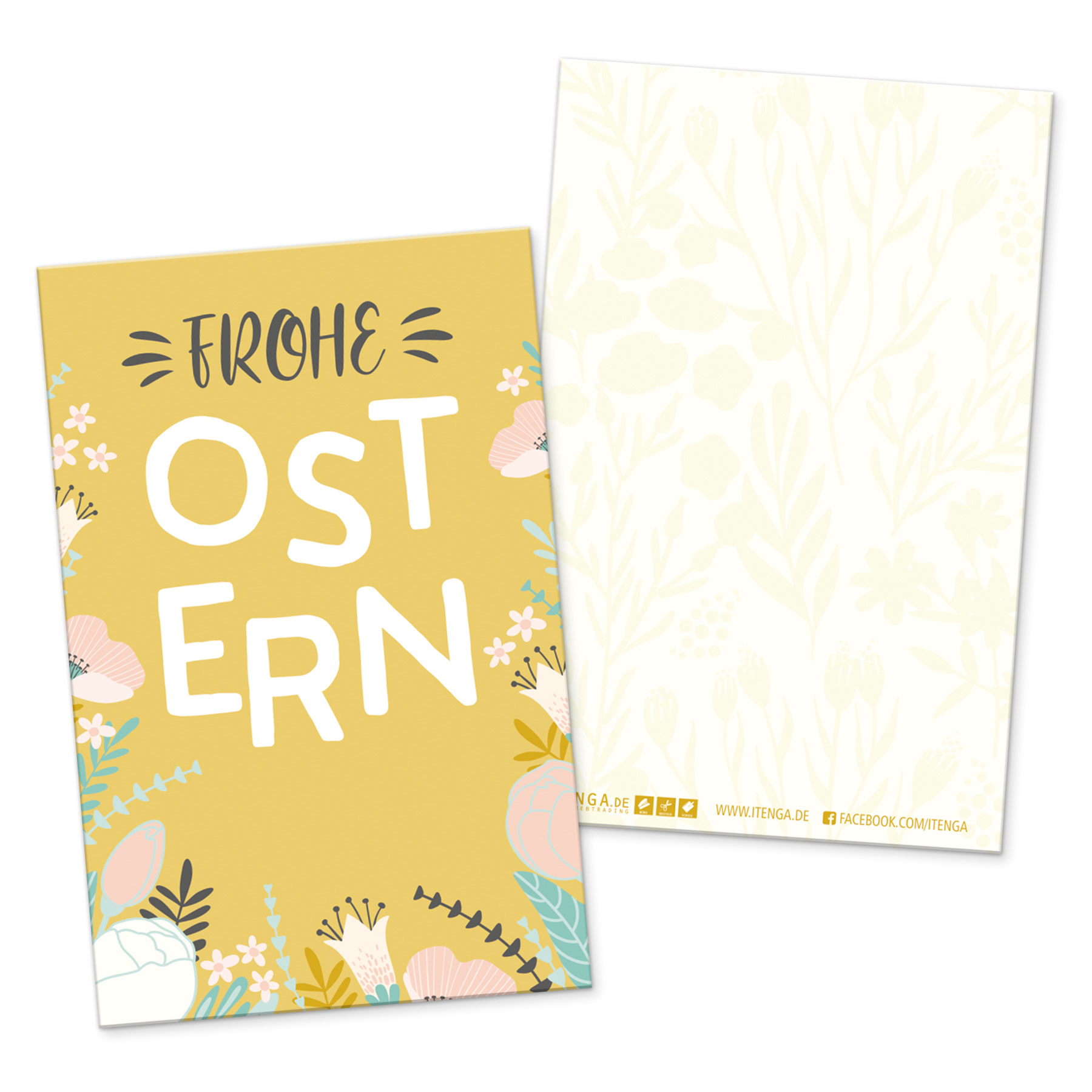 itenga SET Geschenkt�ten Frohe Ostern Mix pastell 24x T�...