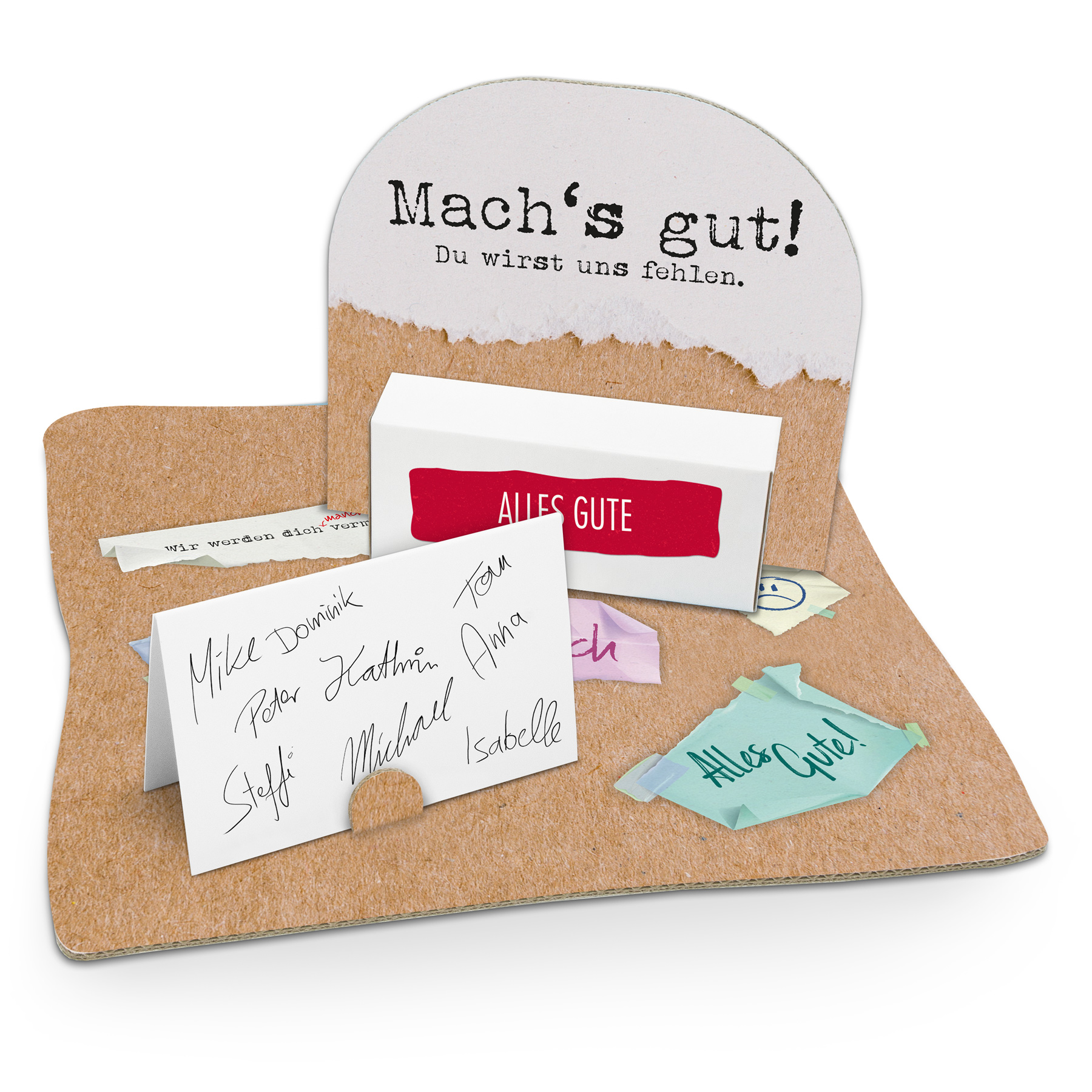 itenga Geldgeschenkverpackung Abschied machs gut (Motiv ...