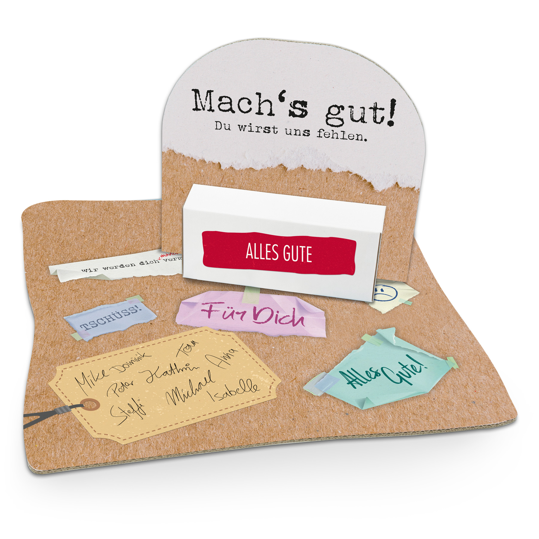 itenga Geldgeschenkverpackung Abschied machs gut (Motiv ...