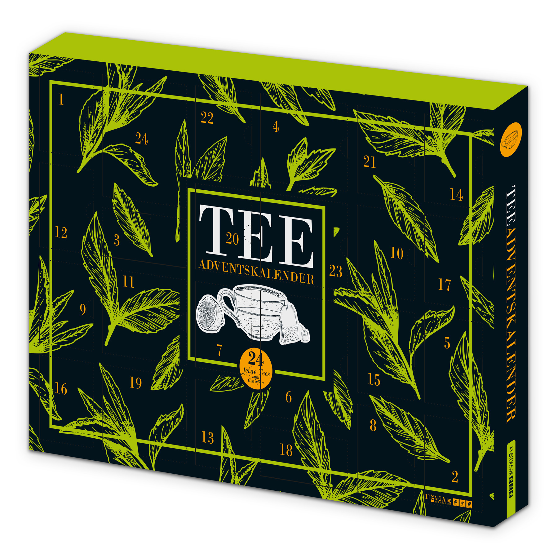 itenga Adventskalender gef�llt Tee - Teeadventskalender ...