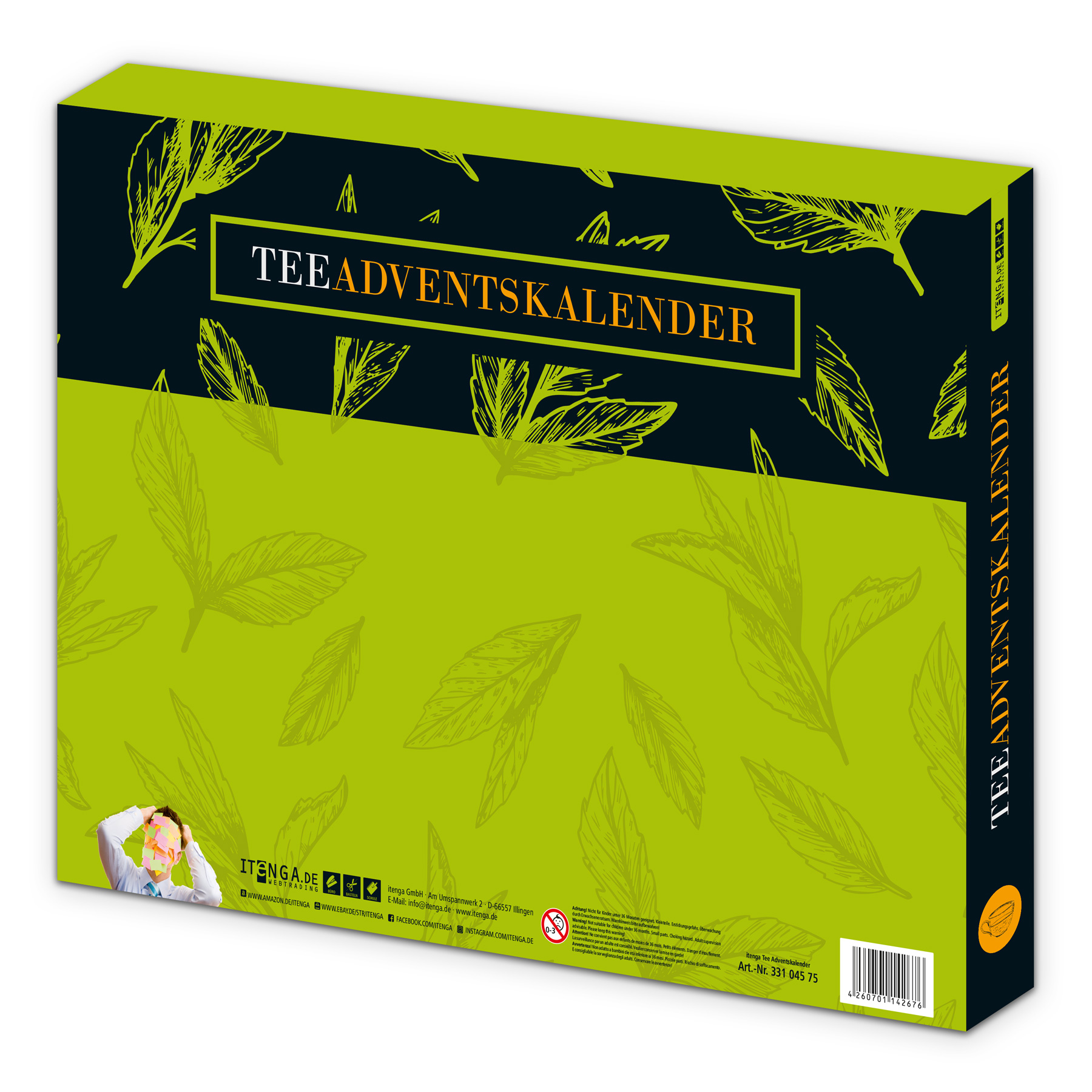 itenga Adventskalender gef�llt Tee - Teeadventskalender ...