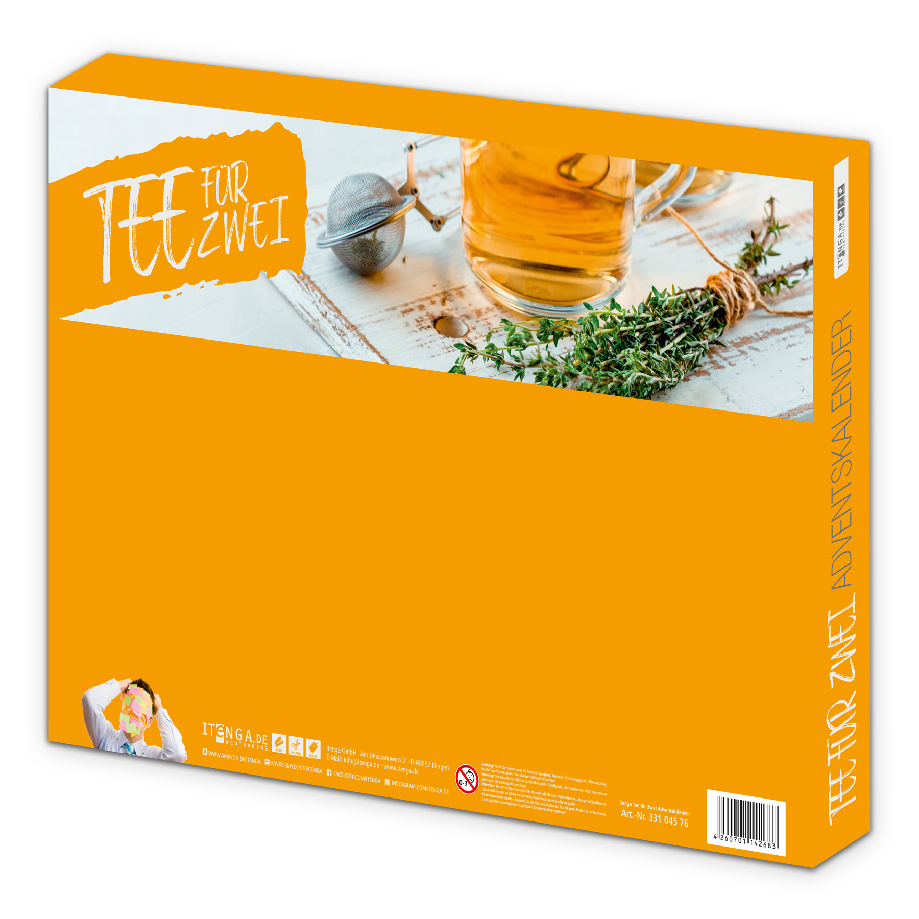 itenga Adventskalender gef�llt Tee f�r ZWEI - Teeadvents...