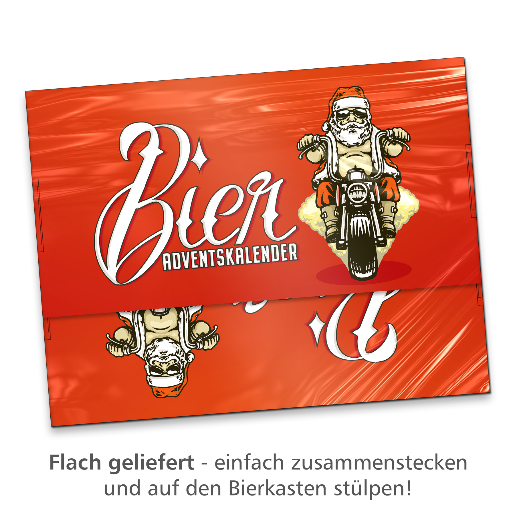 itenga Adventskalender f�r Bierkasten Motiv 2 Nikolaus a...