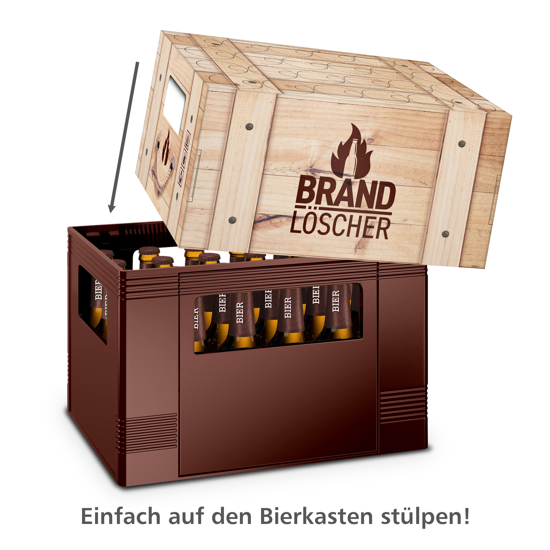 itenga Bierkasten Geschenkverpackung Motiv Brandl�scher ...
