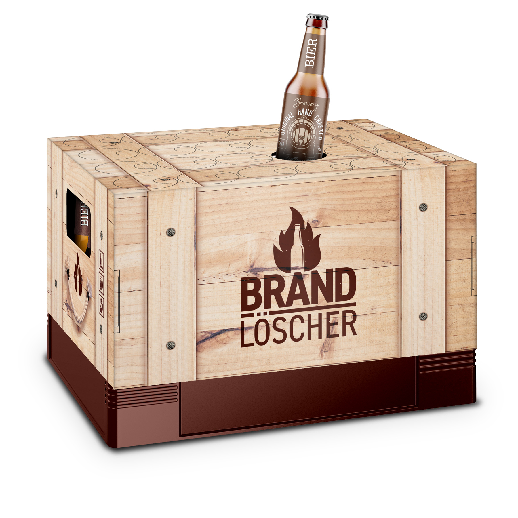 itenga Bierkasten Geschenkverpackung Motiv Brandl�scher ...