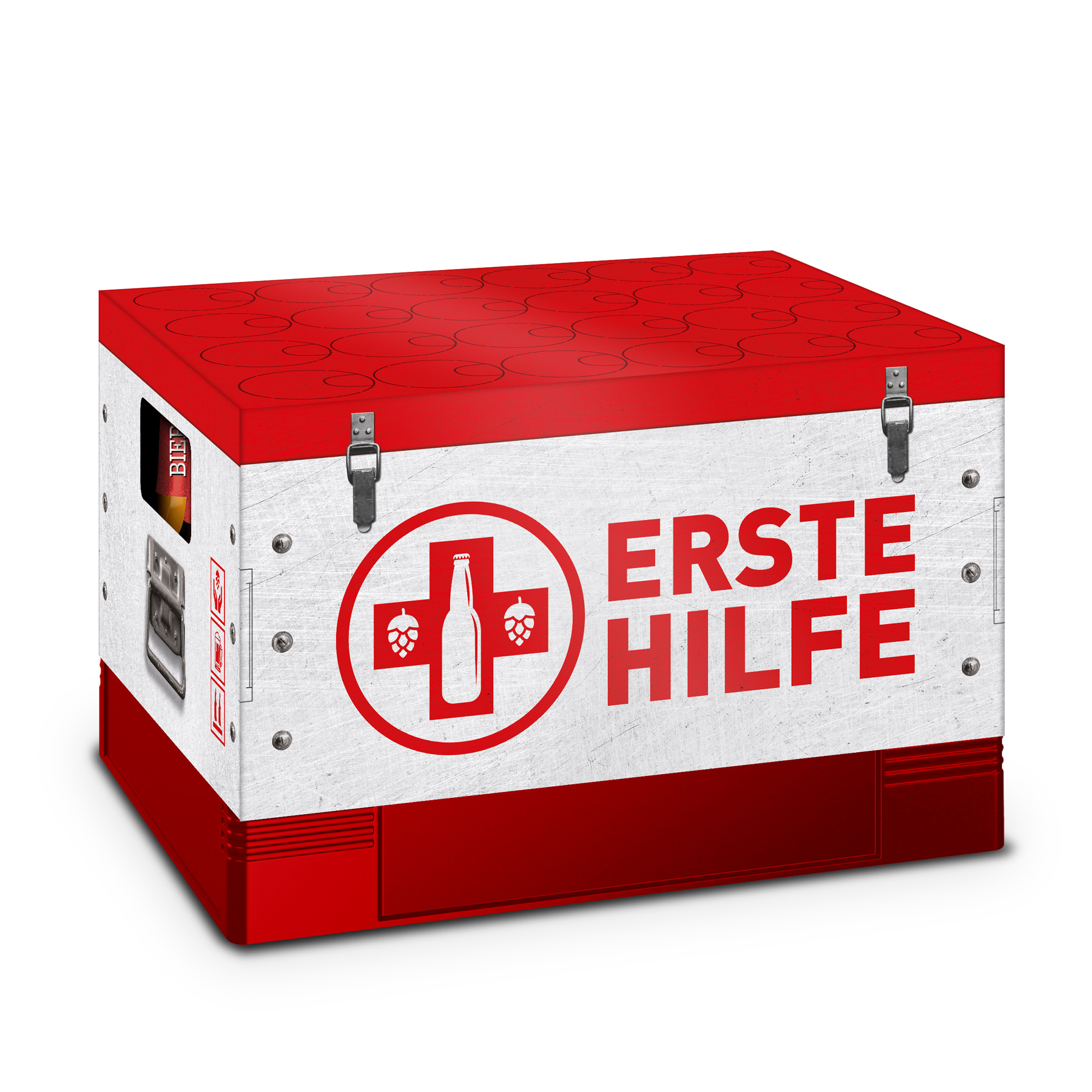 itenga Bierkasten Geschenkverpackung Motiv Erste Hilfe -...