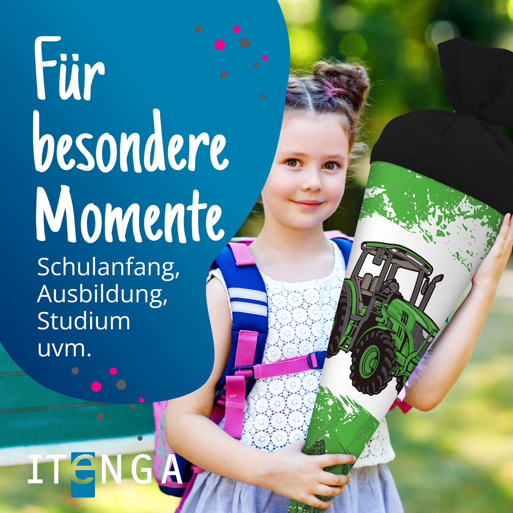 itenga Schult�te Zuckert�te 70cm rund Traktor Filzversch...