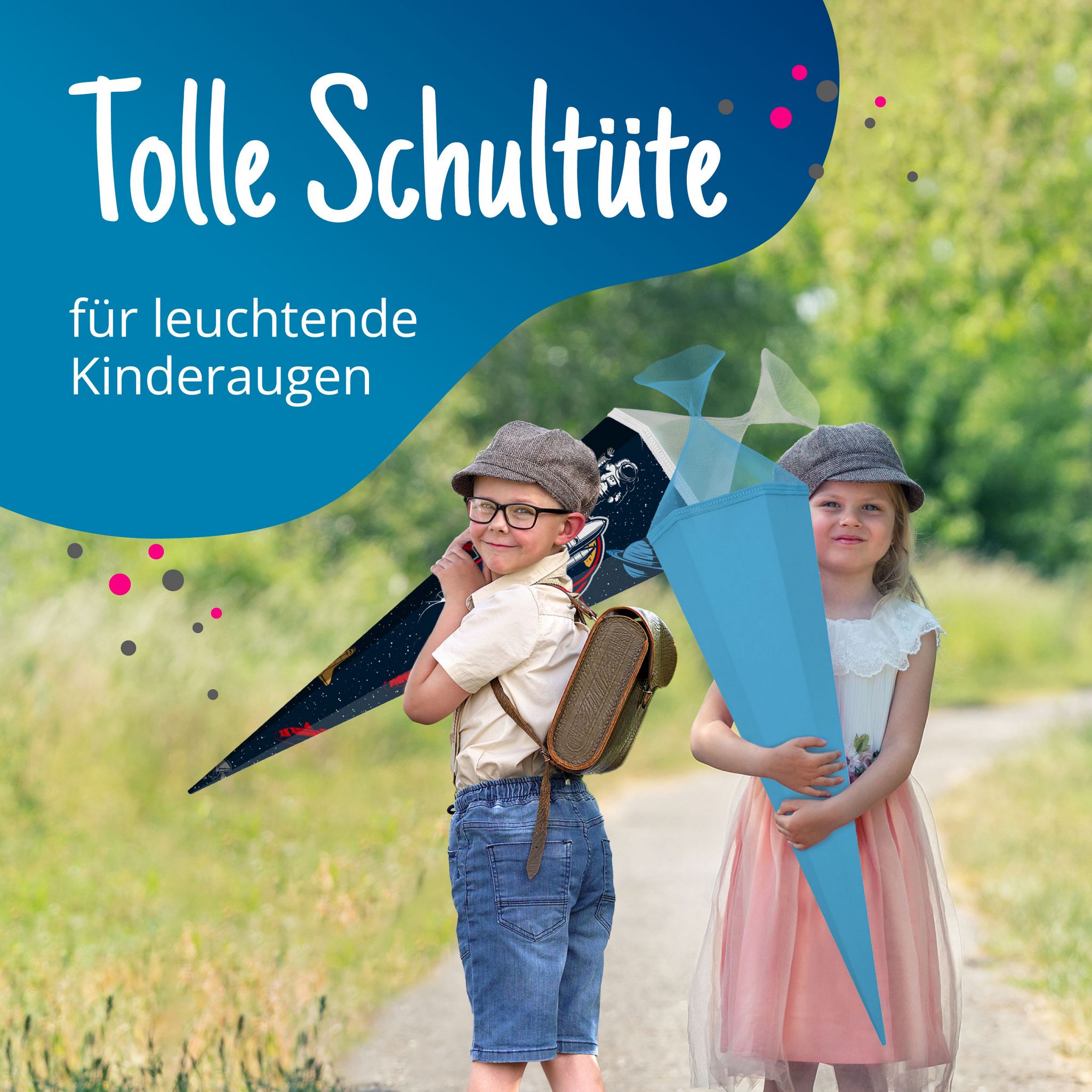 itenga Bastelschult�te mit Verschluss PAZIFIKBLAU / HELL...