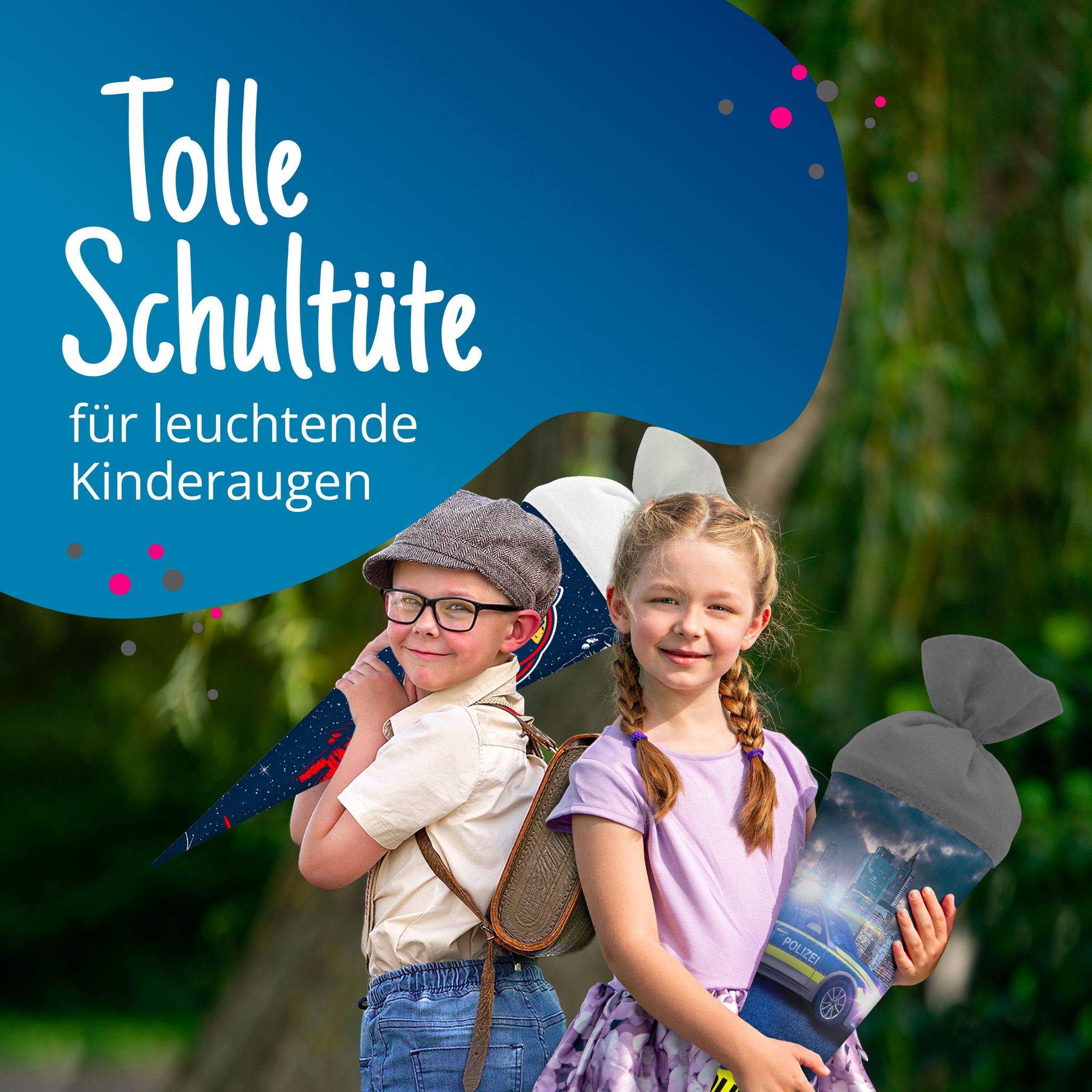 itenga Schult�te Zuckert�te 70cm rund POLIZEI