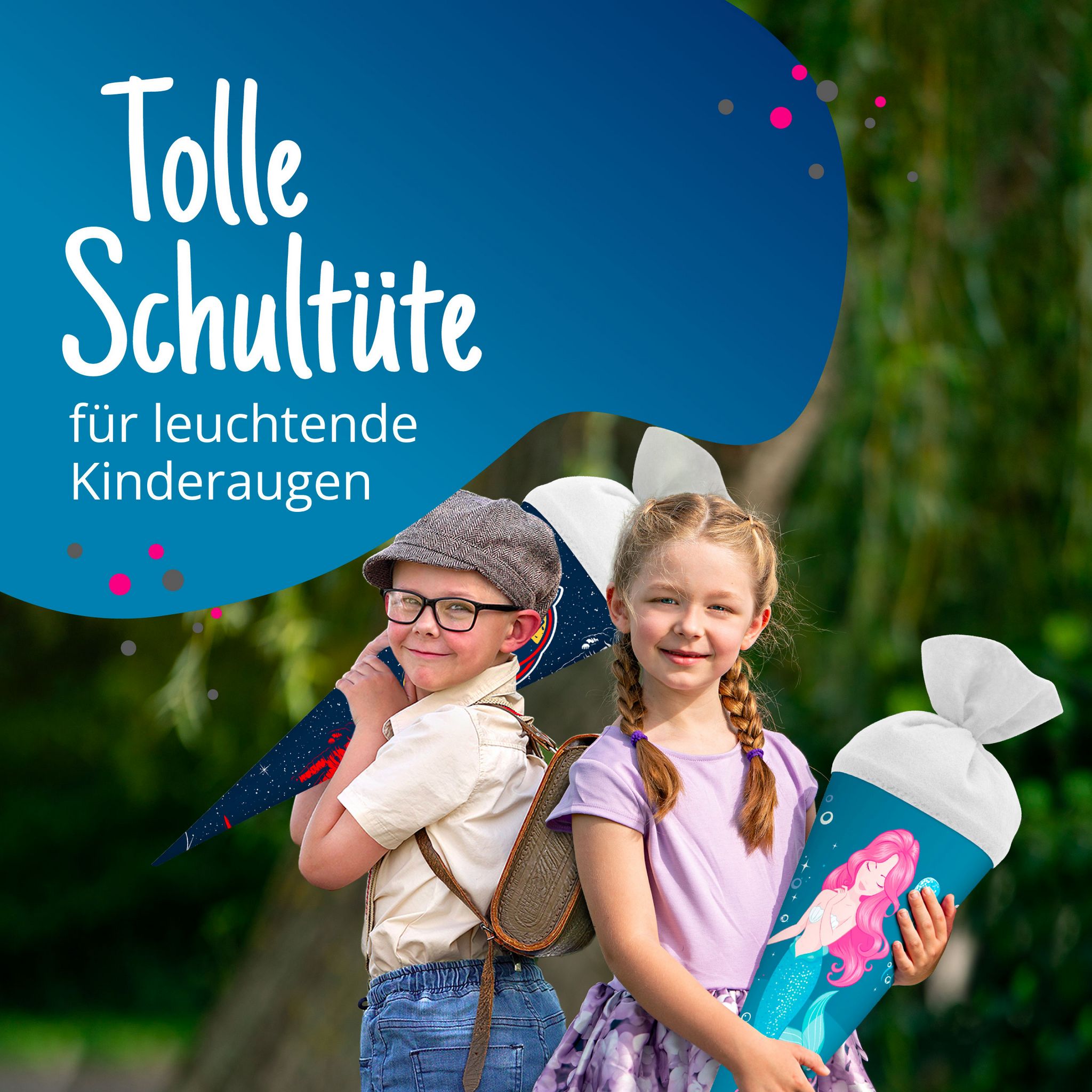 itenga Schult�te Zuckert�te 70cm rund Meerjungfrau Filzv...