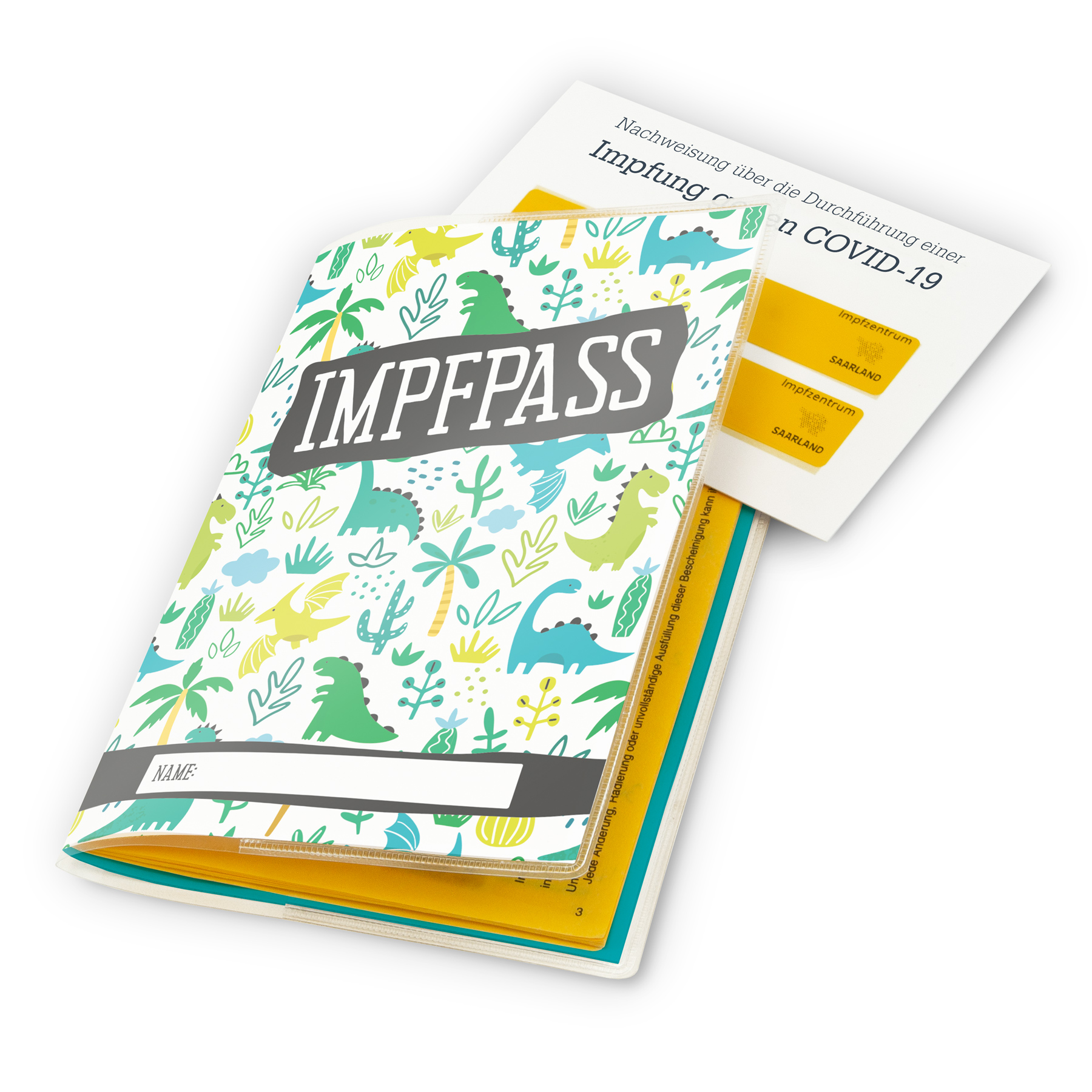 ITENGA Design Impfpassh�lle Motiv Dinos