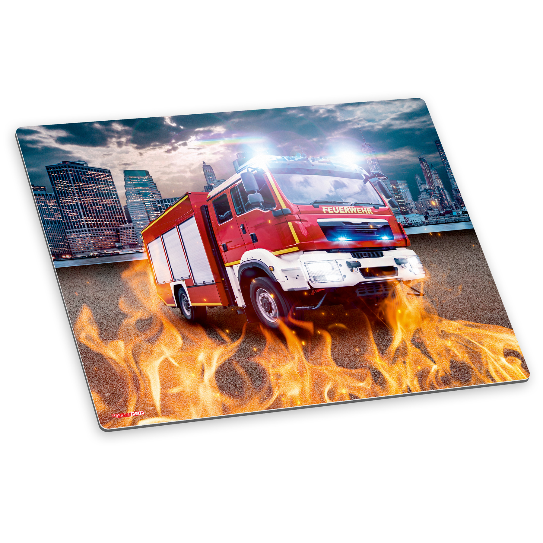 itenga Deluxe Schreibtischunterlage Feuerwehr 50x40 cm ...
