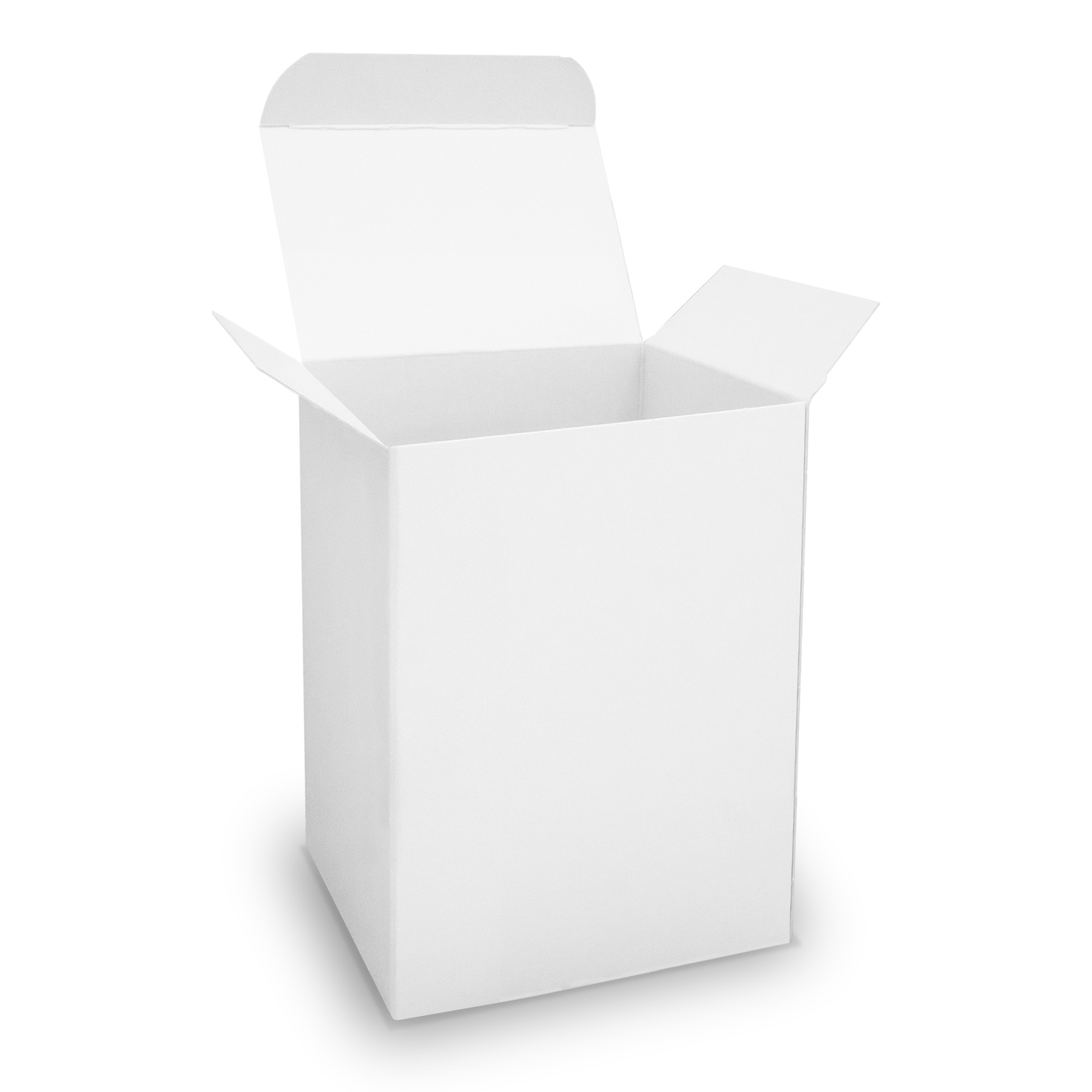 itenga Faltschachtel eckig aus Karton 9x8x12cm wei� Gast...