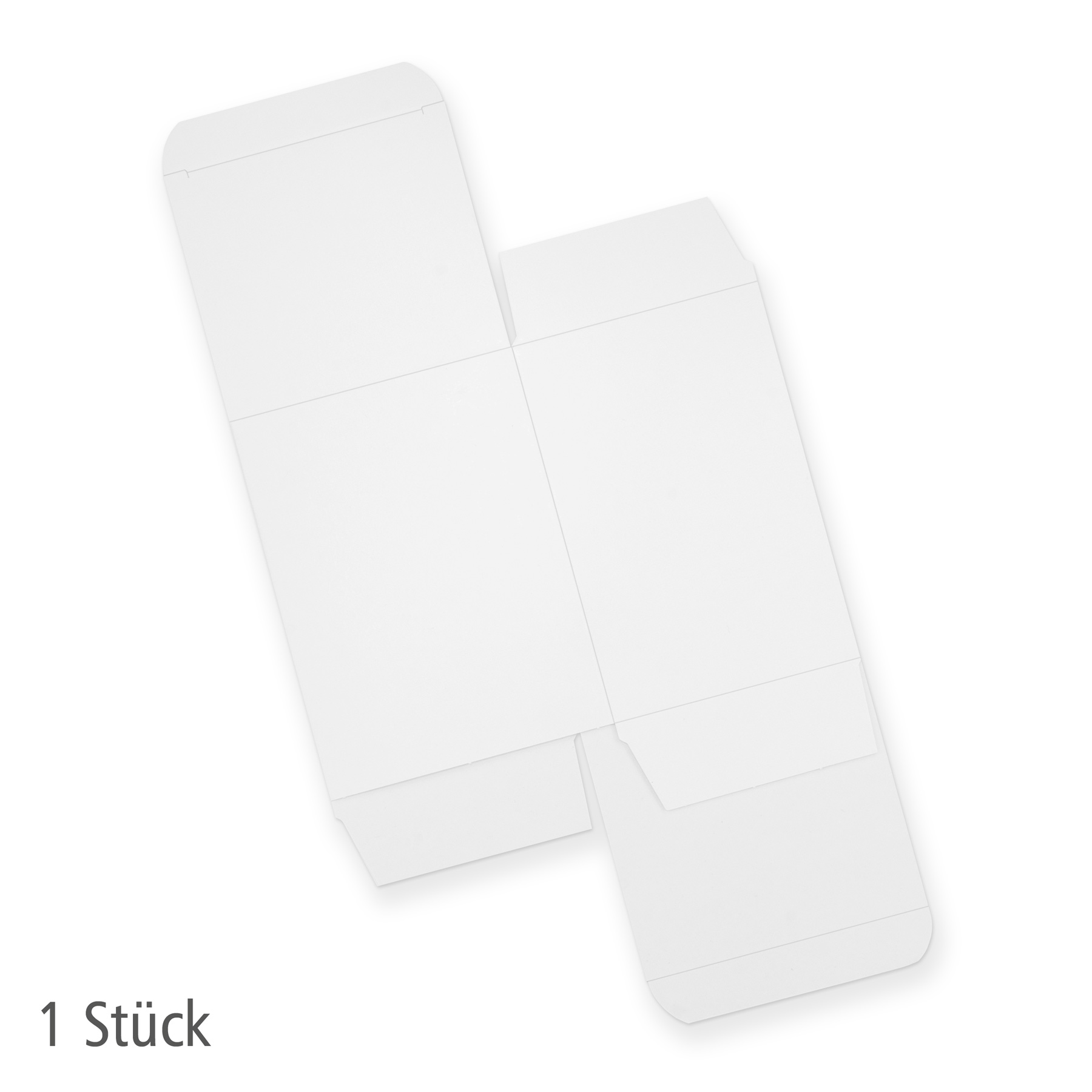 itenga Faltschachtel eckig aus Karton 9x8x12cm wei� Gast...