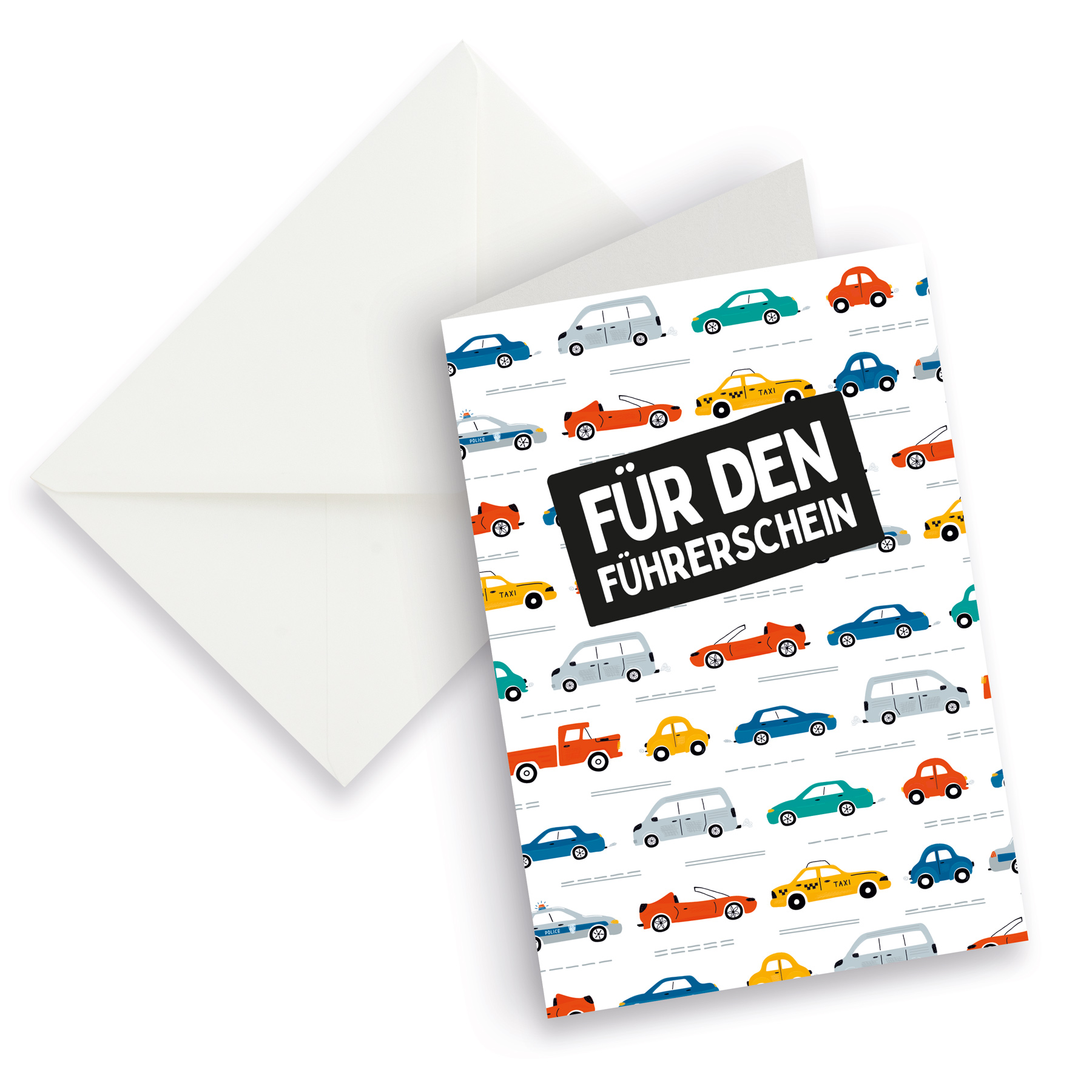 itenga XXL Klappkarte DIN A4 F�r den F�hrerschein und XX...