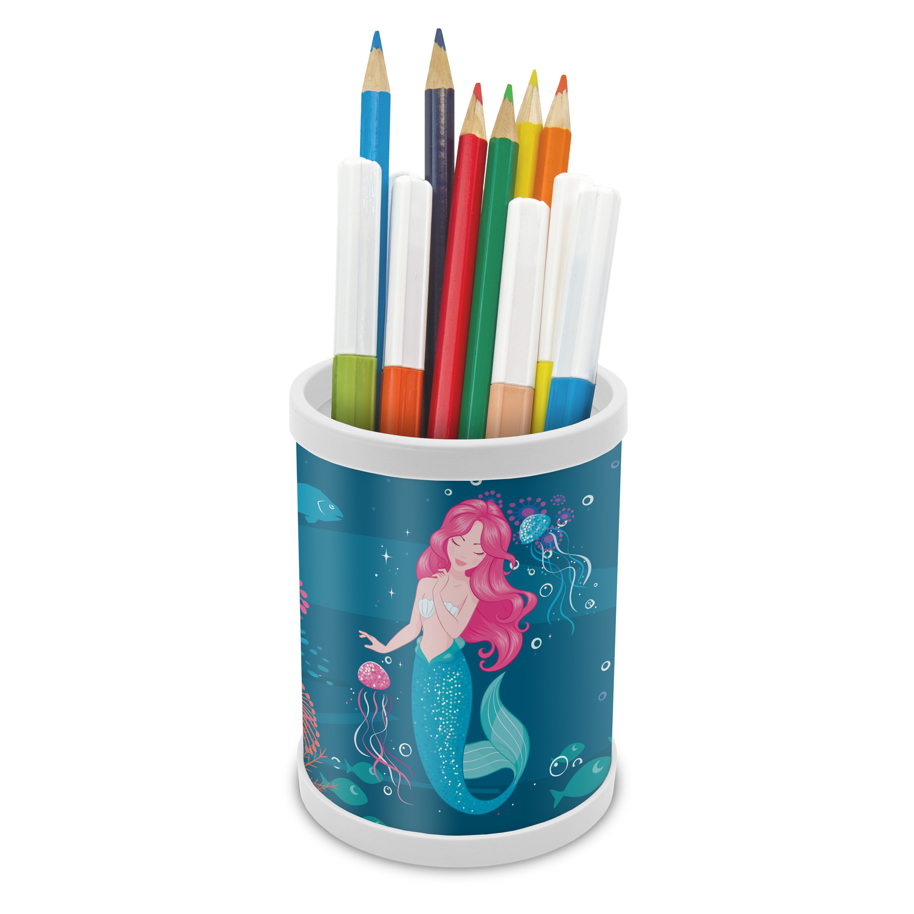 itenga Stiftek�cher Motiv Meerjungfrau H�he 10 cm Durchm...