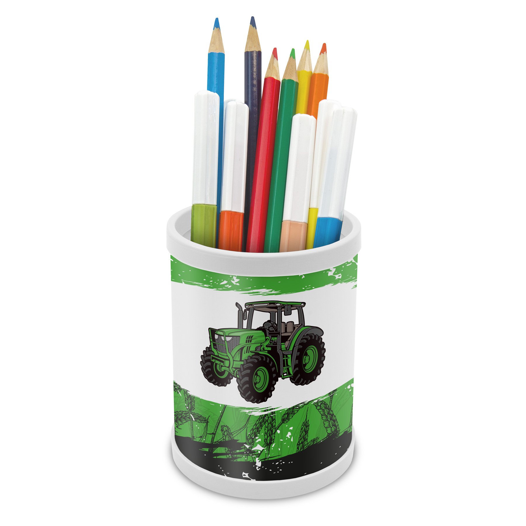 itenga Stiftek�cher Motiv Traktor H�he 10 cm Durchmesser...