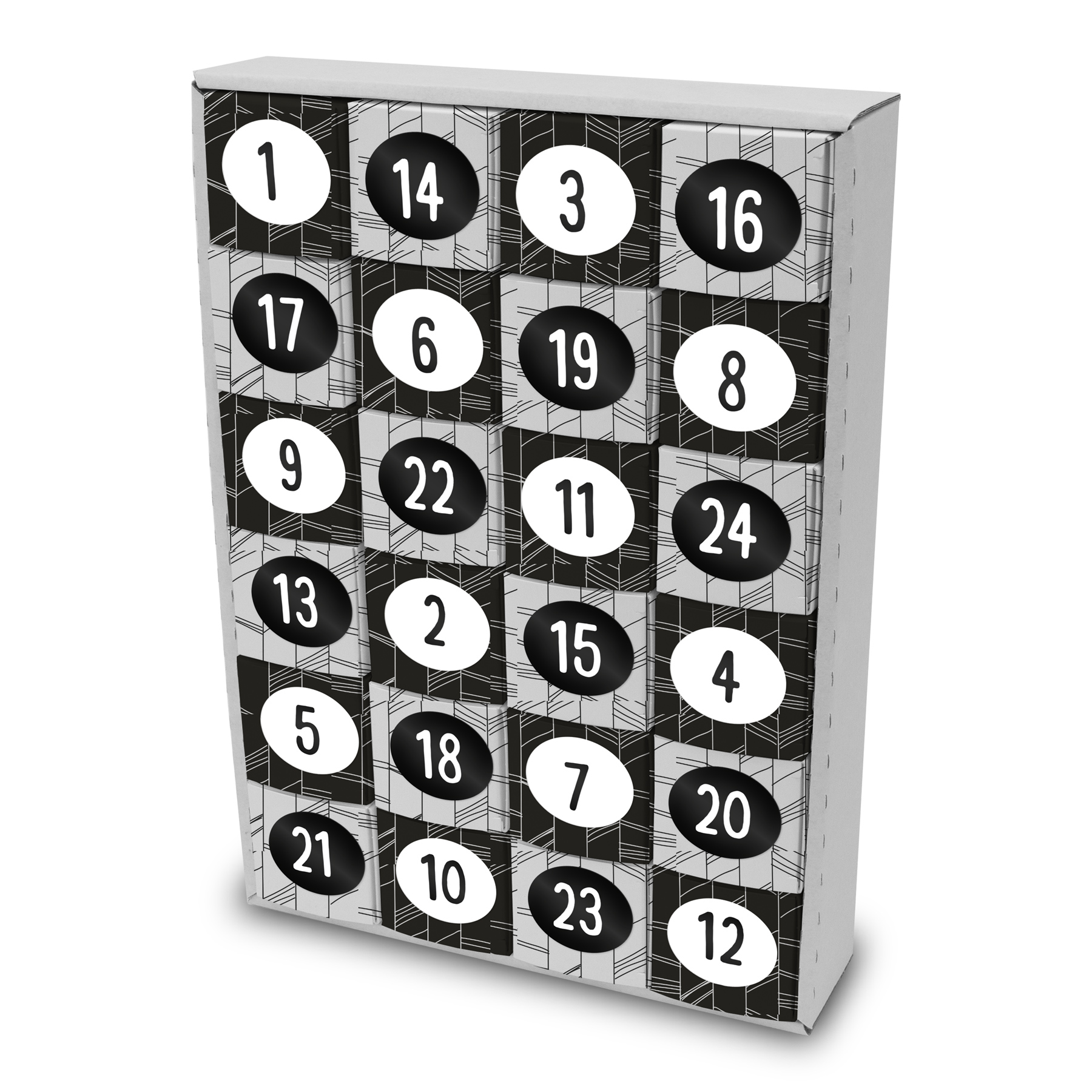 itenga SET Adventskalender zum F�llen W�rfel 6,5cm + Sti...