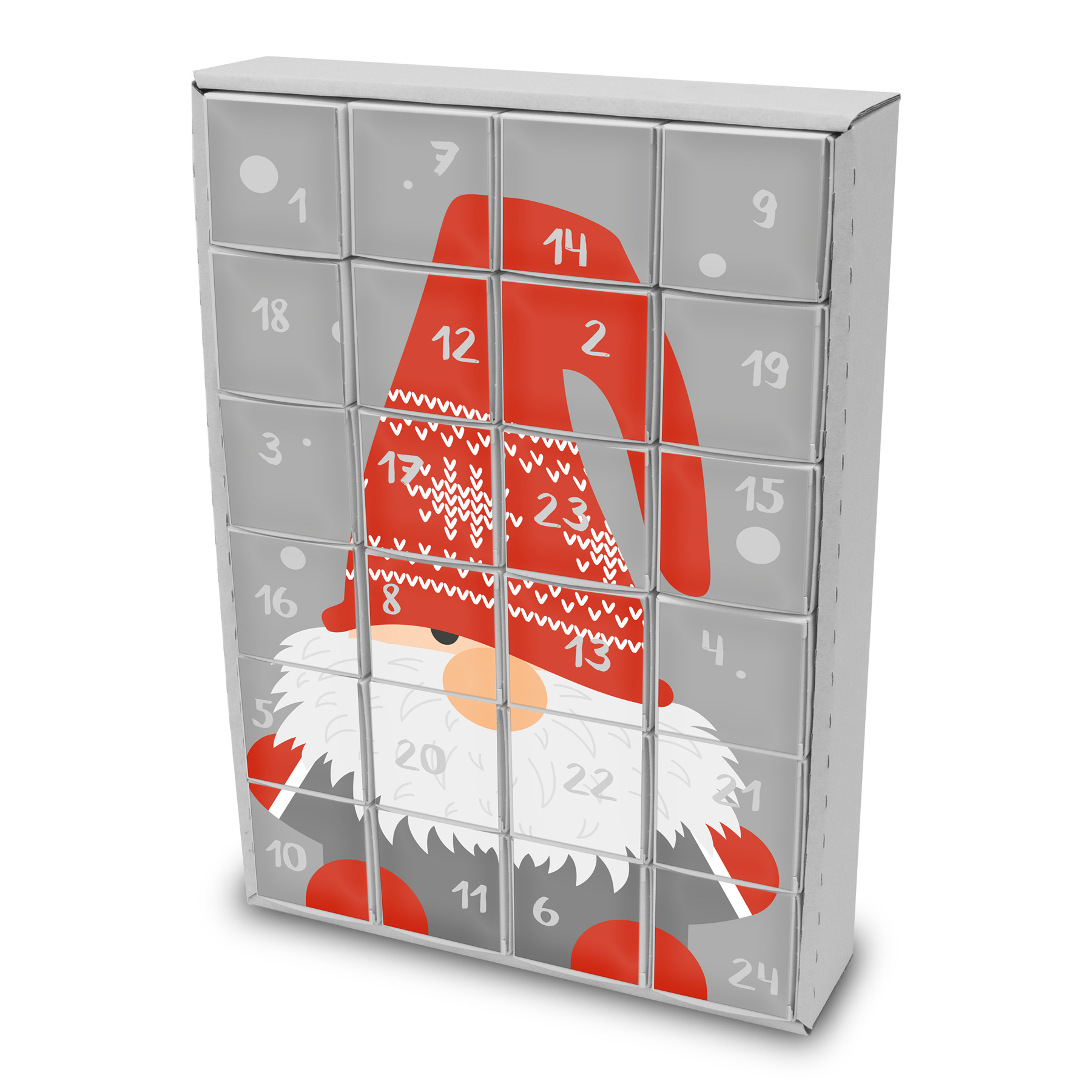 itenga SET Adventskalender zum F�llen W�rfel 6,5cm (au�e...