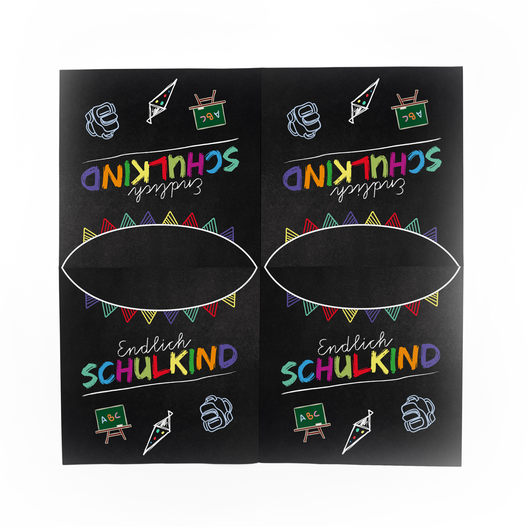 itenga 40x Serviette Schulanfang Endlich Schulkind