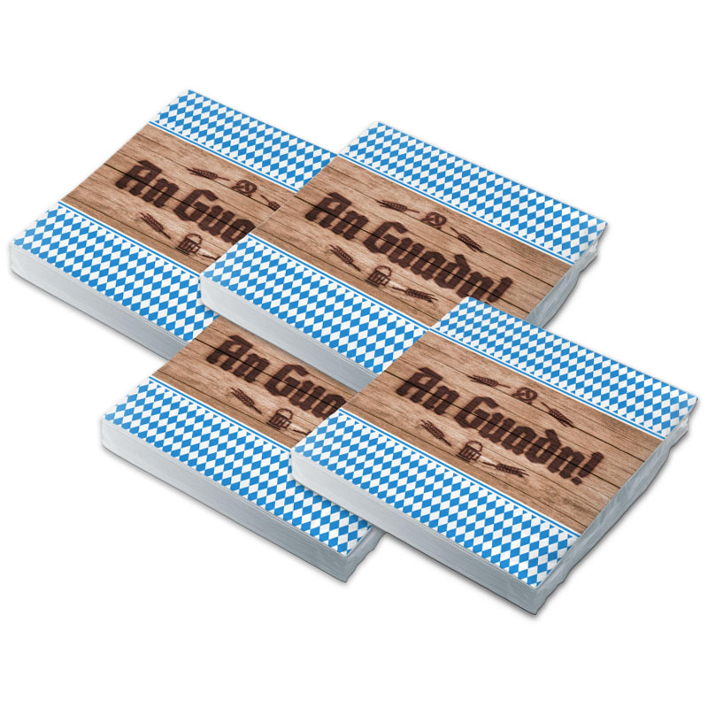 itenga 80x Serviette Bayrisch Schee dass'd do bist / An ...