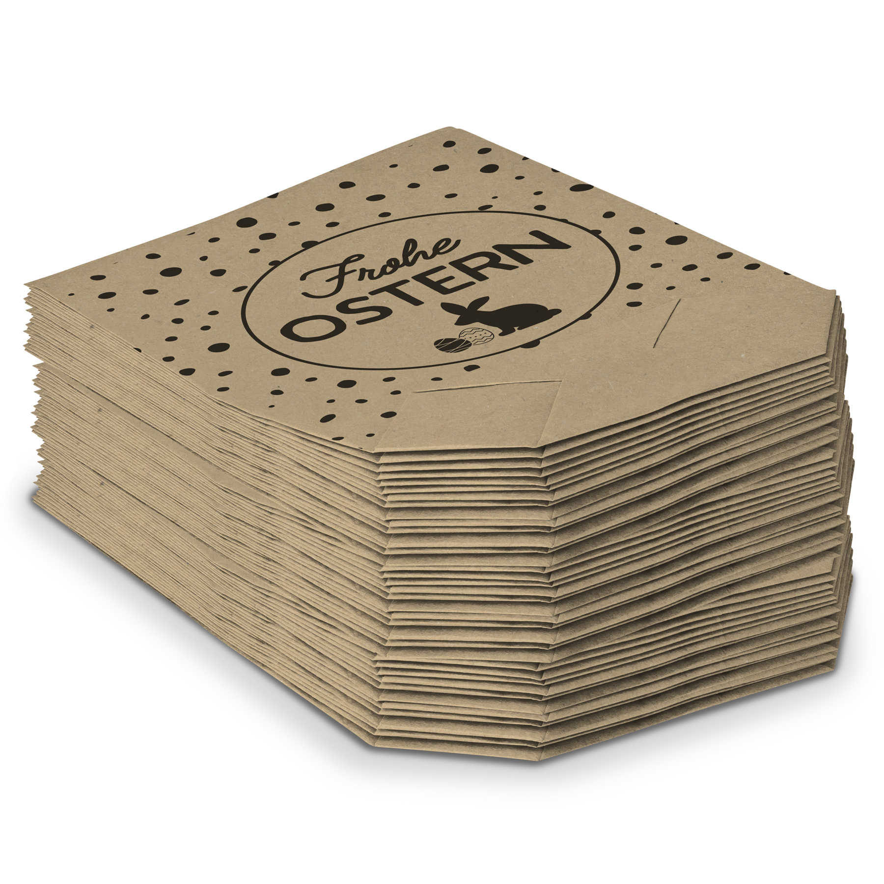 40x ITENGA Geschenkt�te Frohe Ostern P�nktchen Muster br...