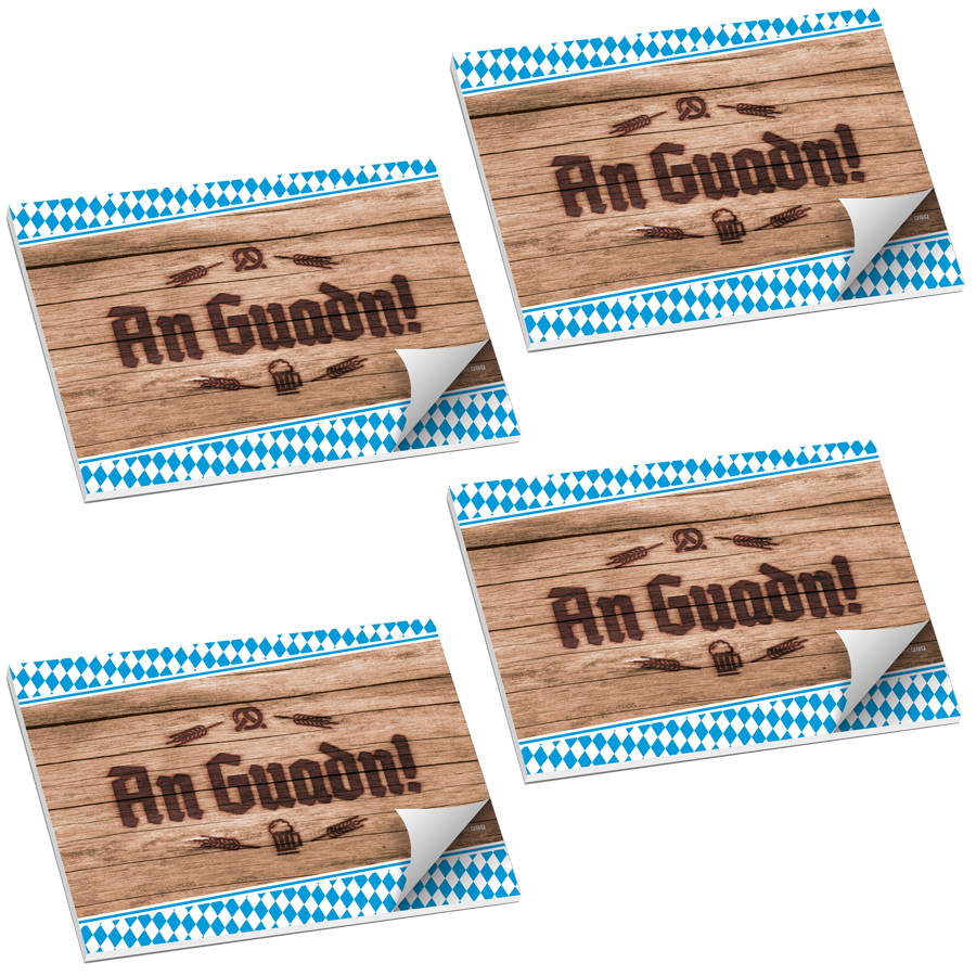 itenga SET - 4x Tischset An Guadn! Bayrisch rustikal Okt...
