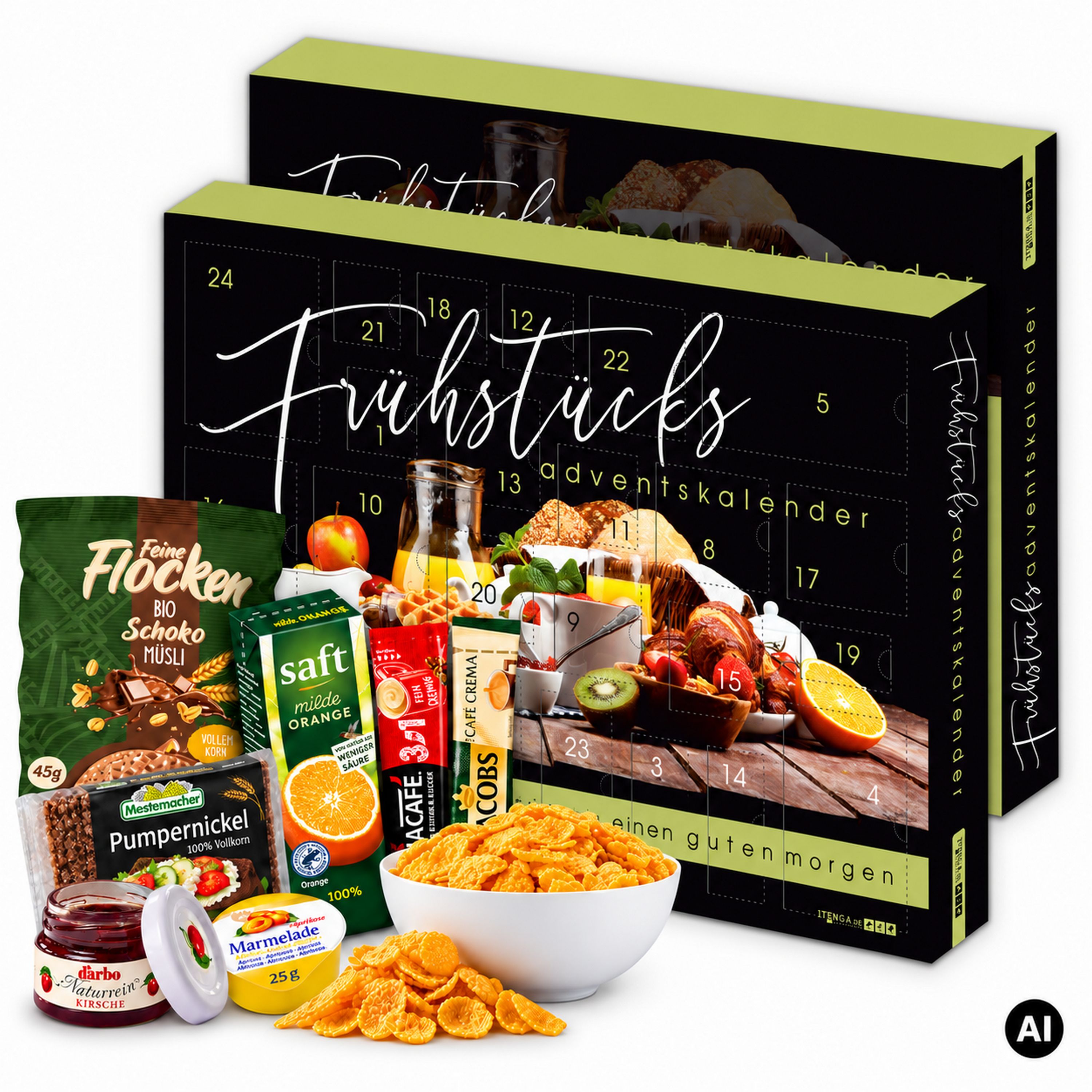 itenga Fr�hst�ck Adventskalender Guten Morgen