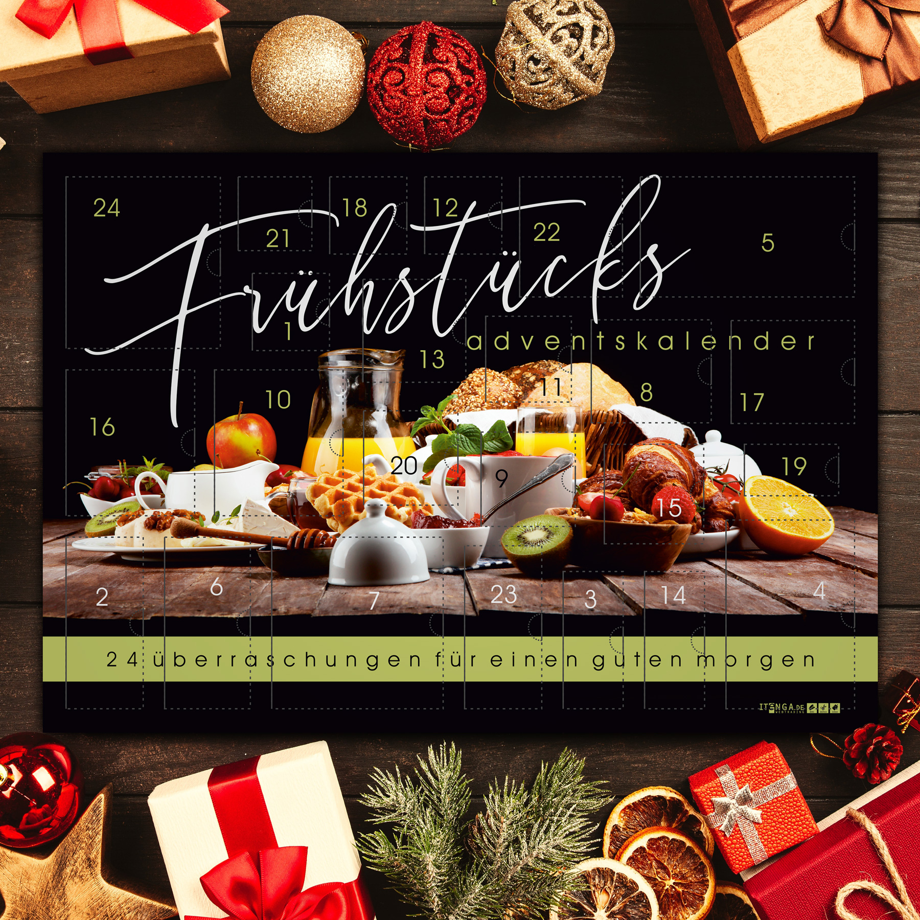 itenga Fr�hst�ck Adventskalender Guten Morgen