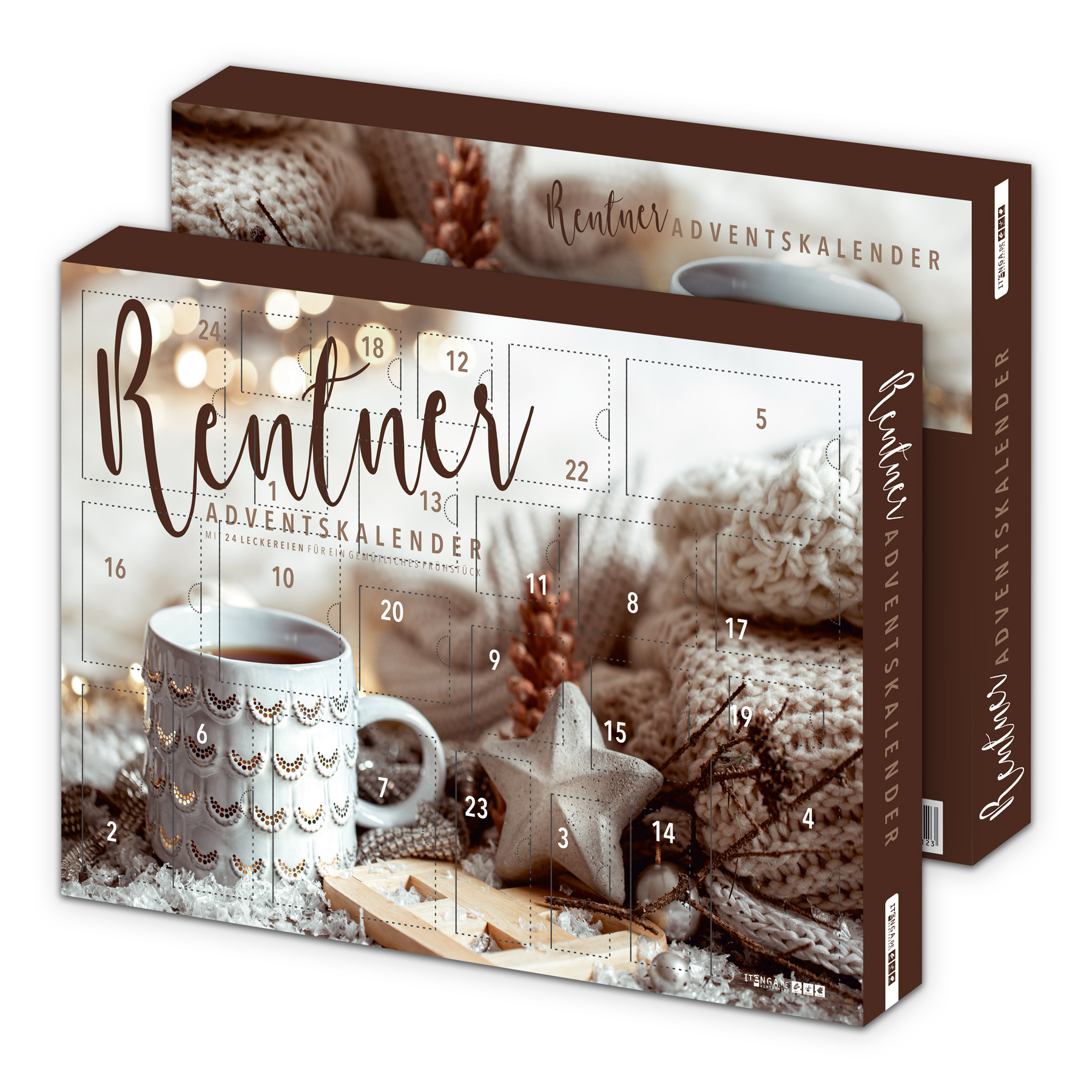 itenga Adventskalender Rentner mit Fr�hst�cksartikeln - ...