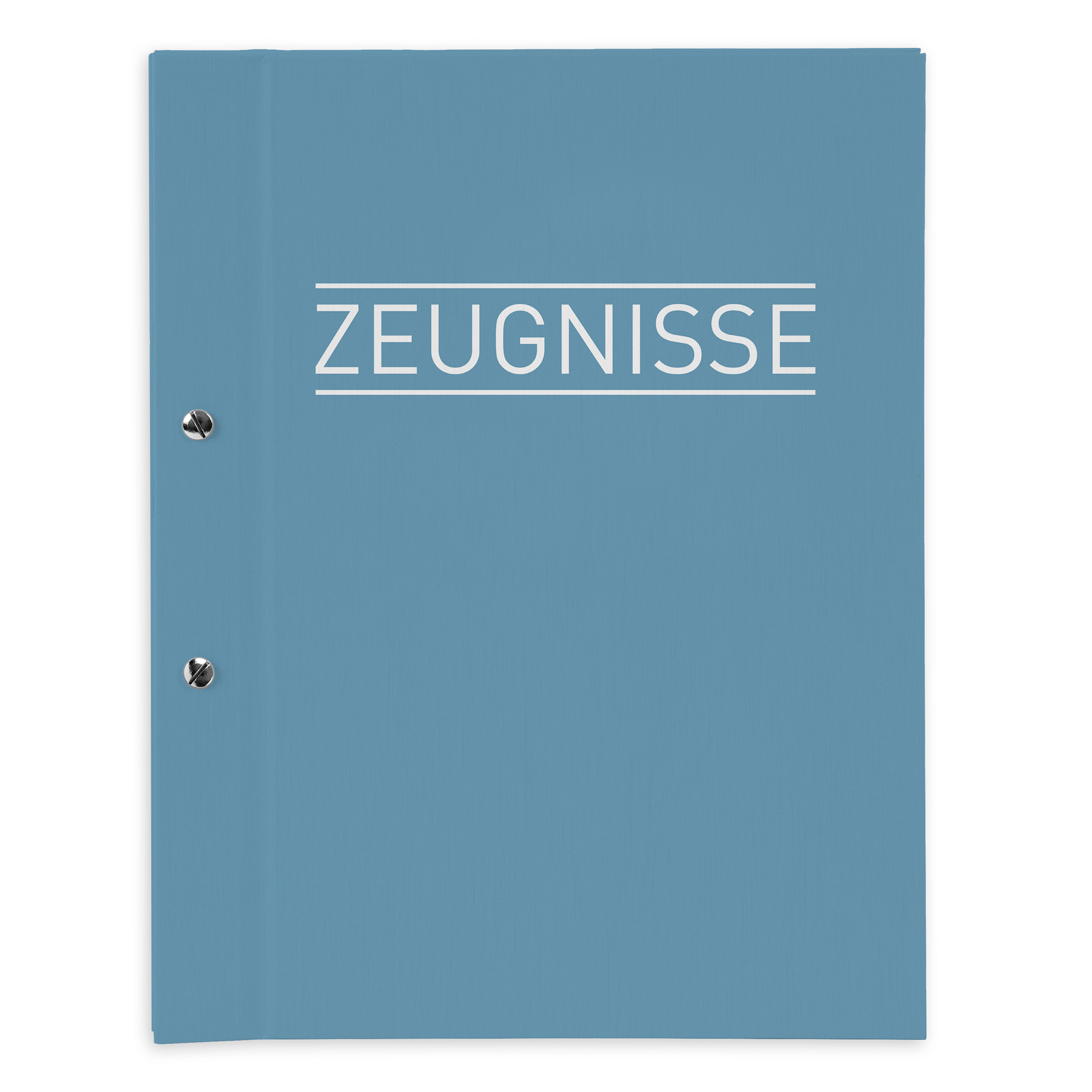 itenga Zeugnismappe A4 mit Schraubverschluss nordic blue...