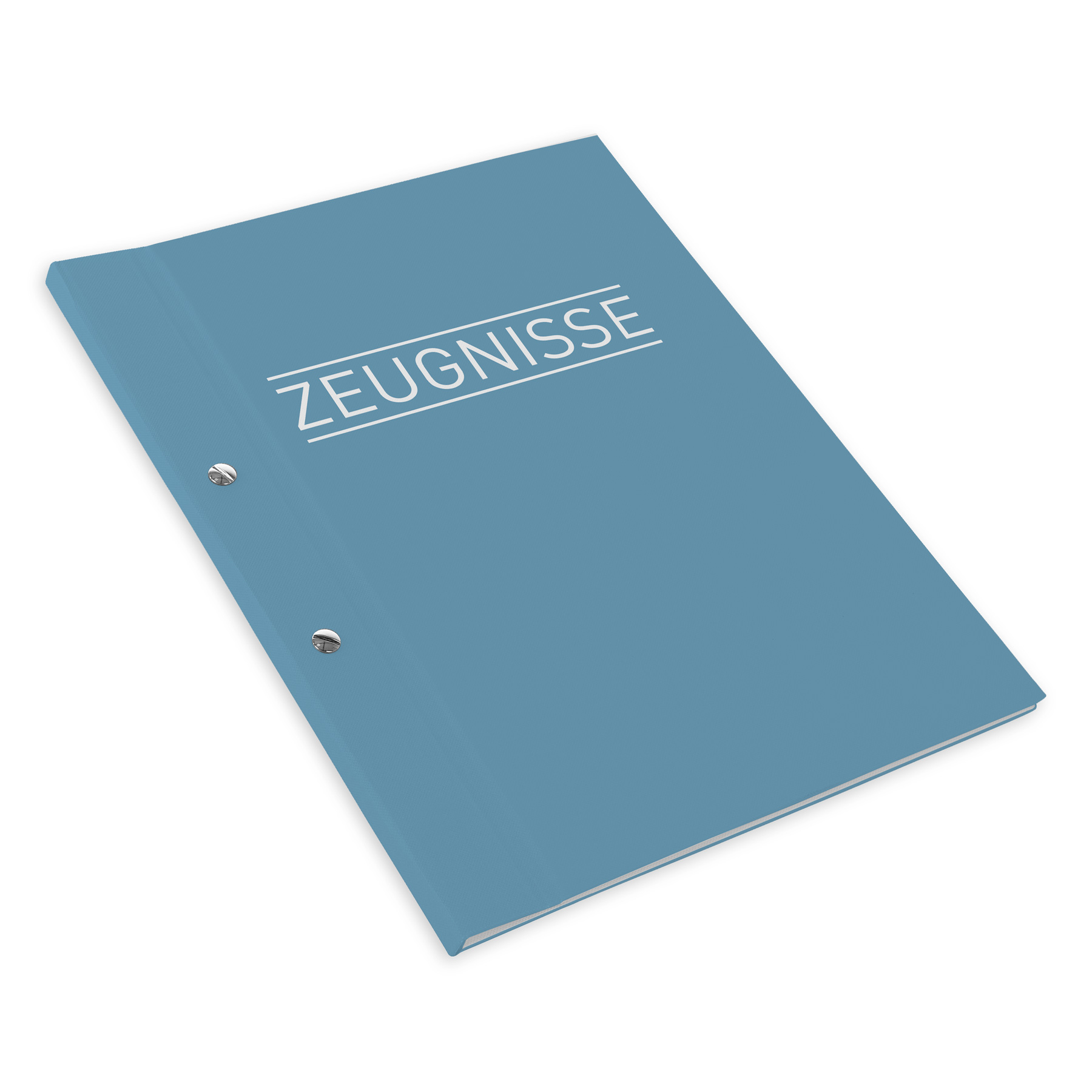 itenga Zeugnismappe A4 mit Schraubverschluss nordic blue...