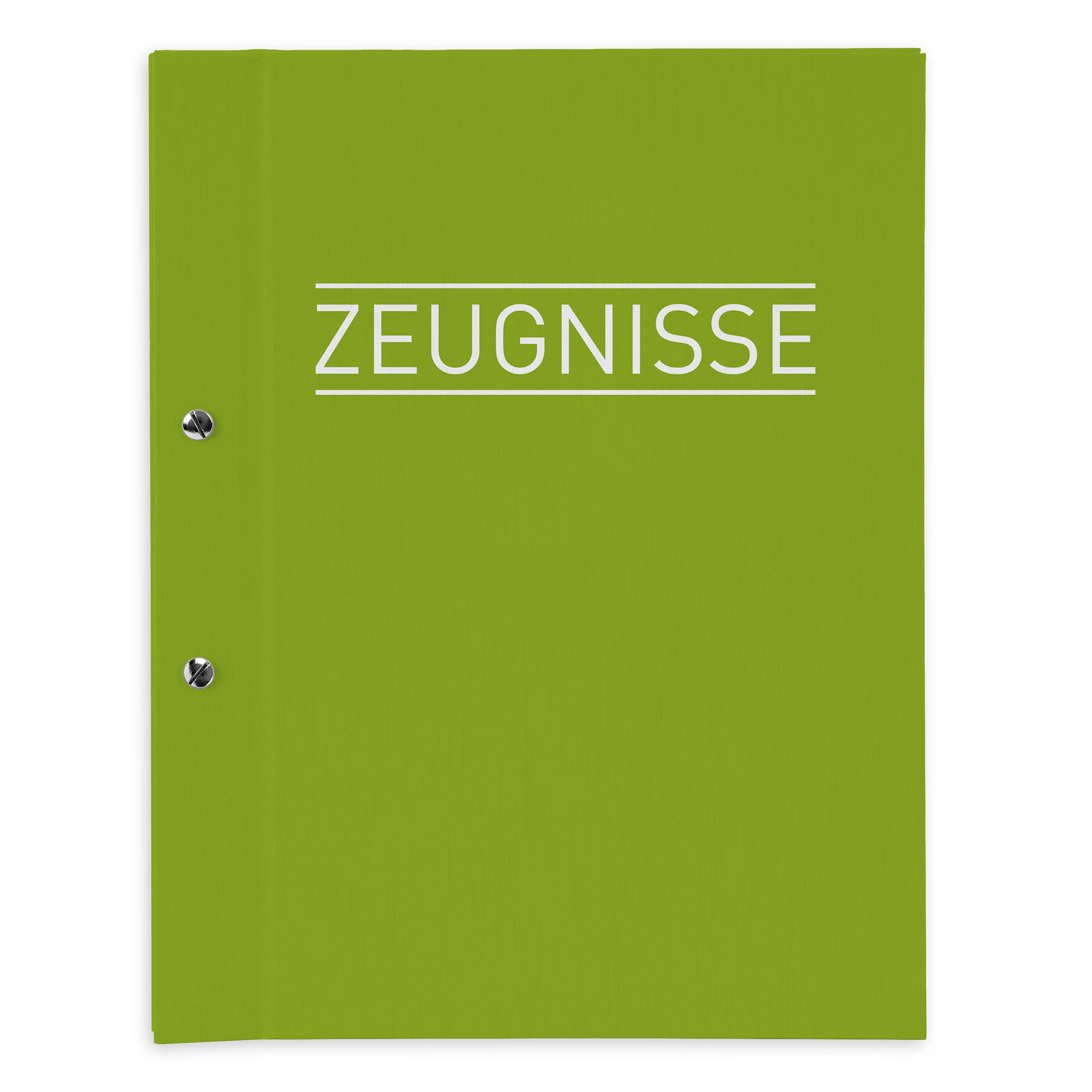 itenga Zeugnismappe A4 mit Schraubverschluss gr�n