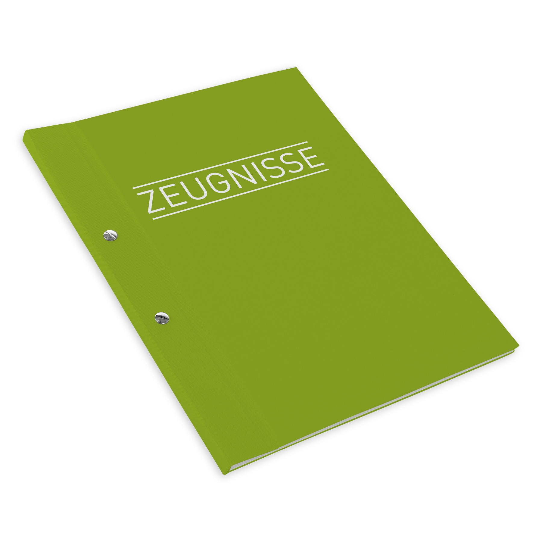 itenga Zeugnismappe A4 mit Schraubverschluss gr�n