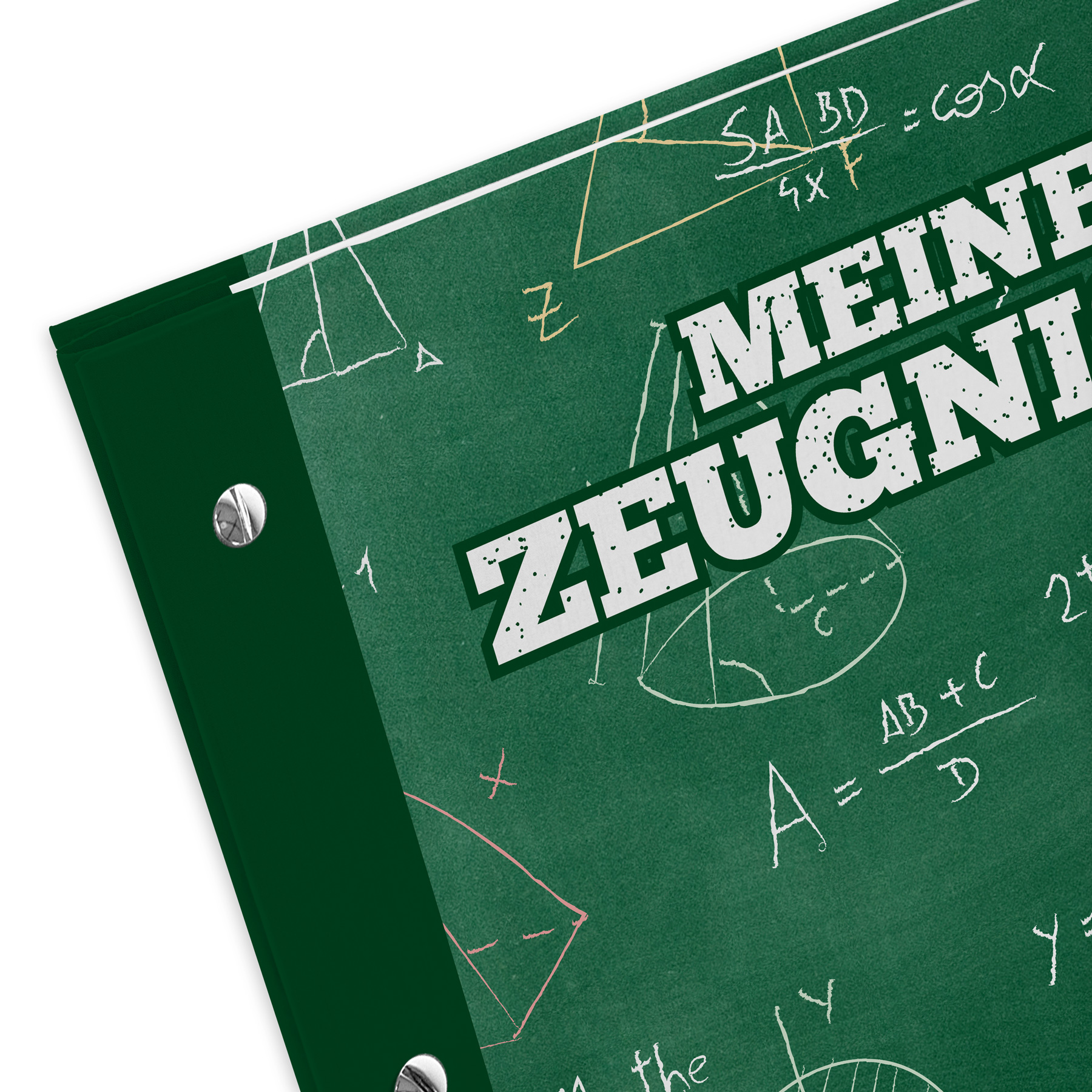 itenga Zeugnismappe A4 mit Schraubverschluss Motiv Formeln