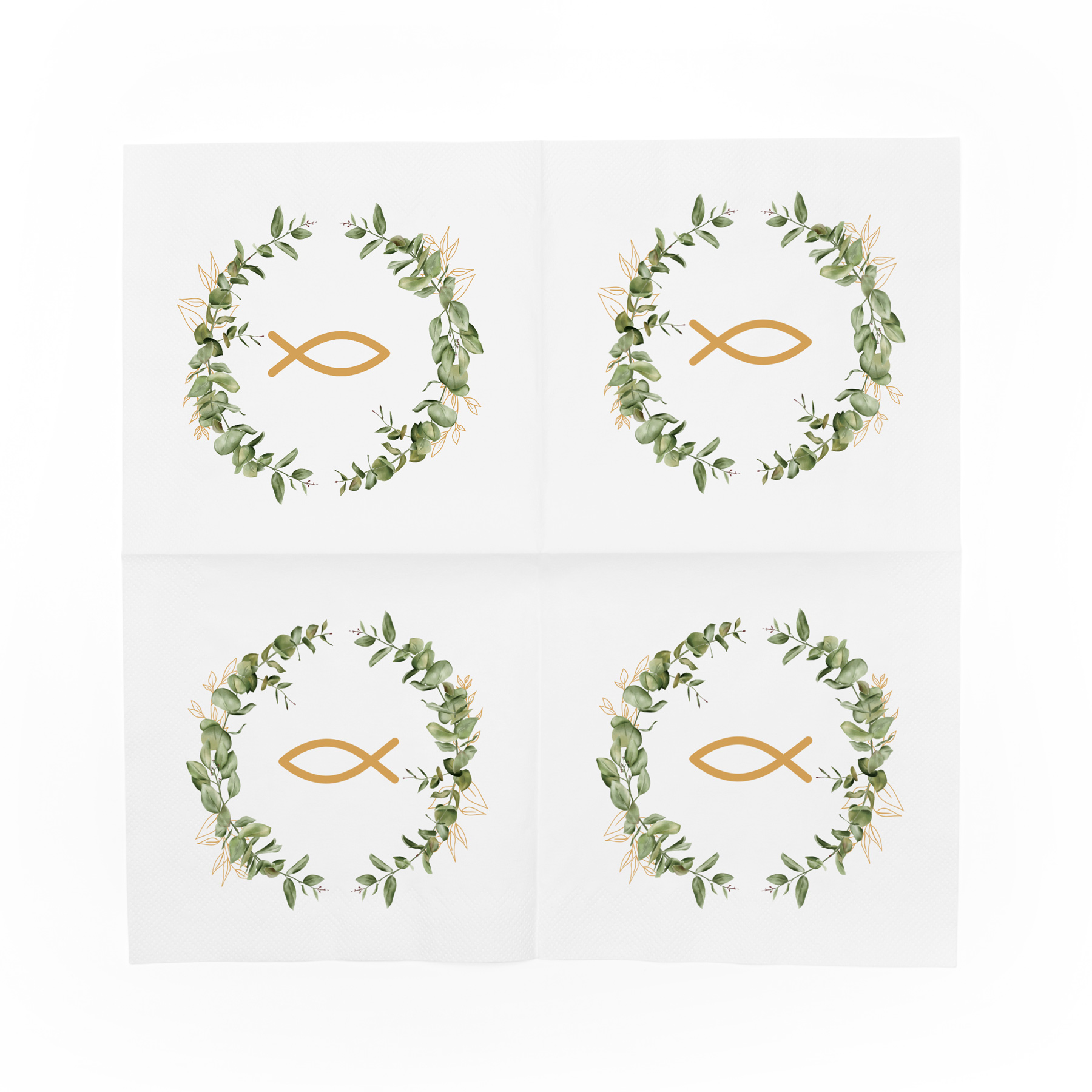 itenga 20x Serviette FISCH Eukalyptus
