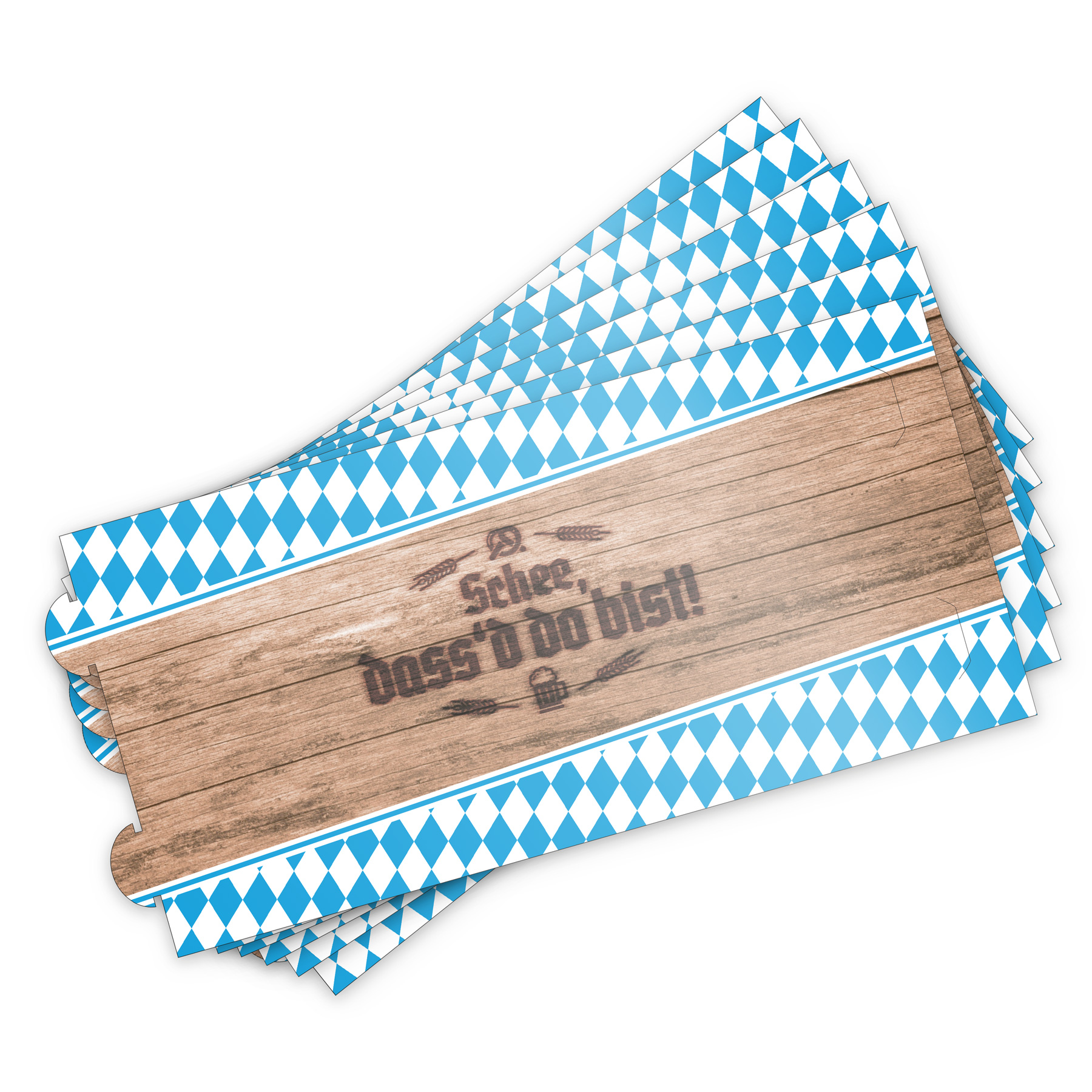 itenga 6x Windlicht klein Bayrisch Schee dassd do bist 1...