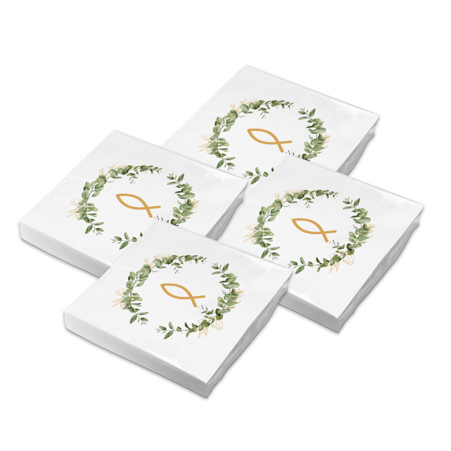 itenga 80x Serviette FISCH Eukalyptus