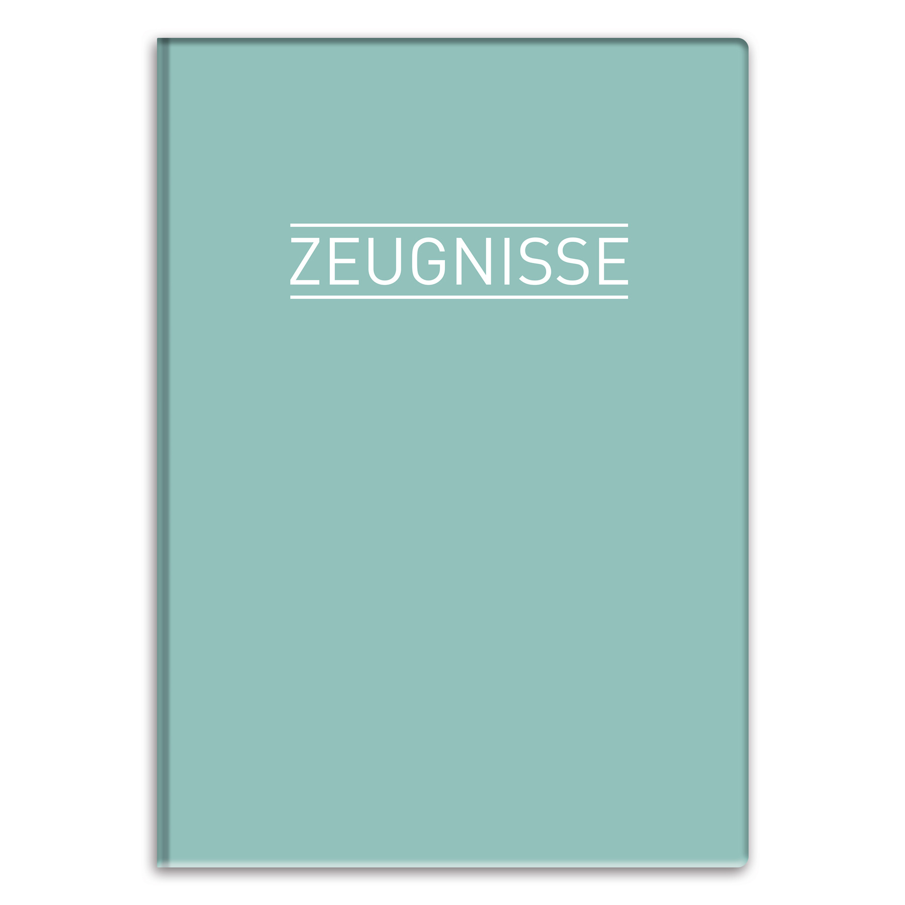 itenga Zeugnismappe einfarbig mintgr�n