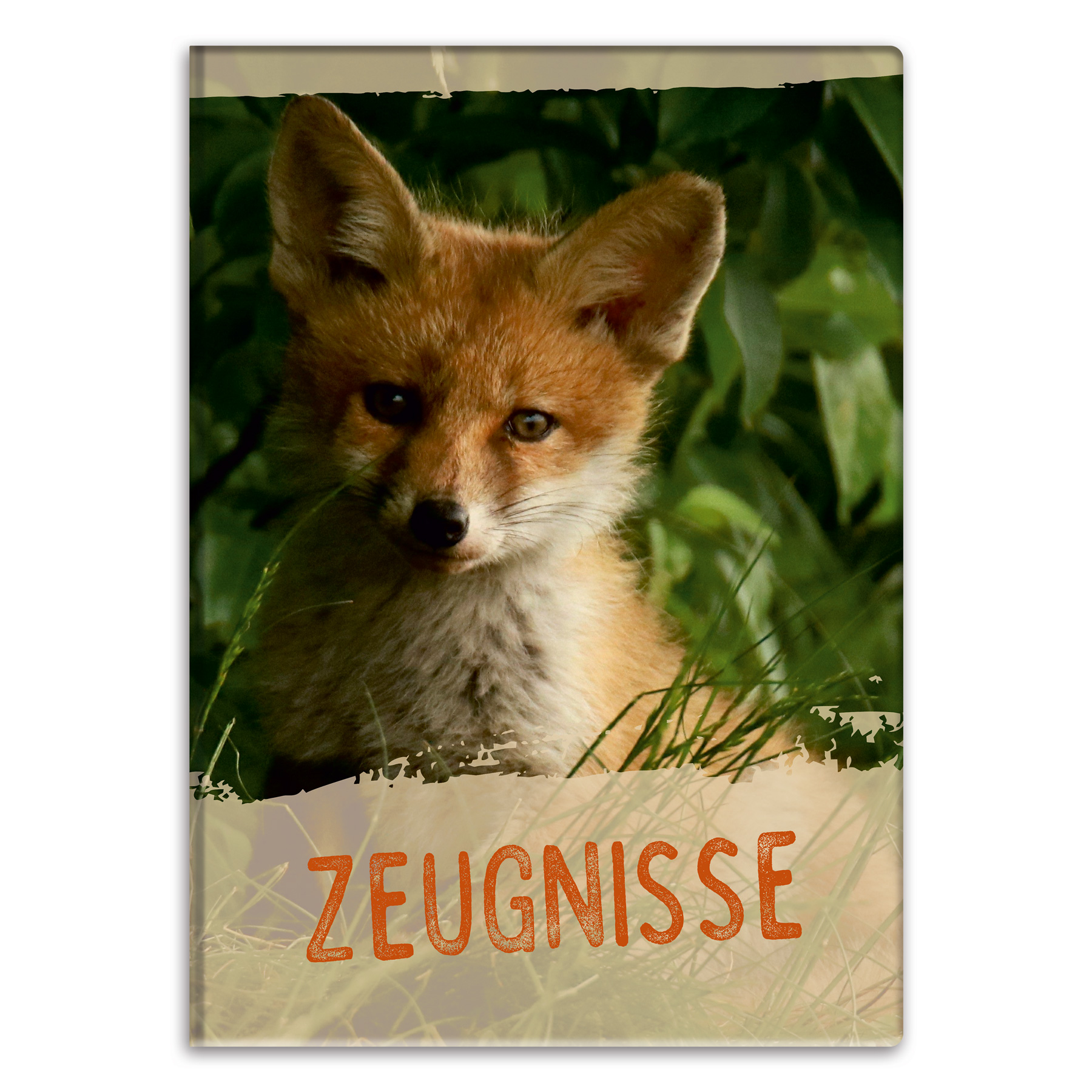 itenga Zeugnismappe Motiv FUCHS DIN A4 wattierter Einband